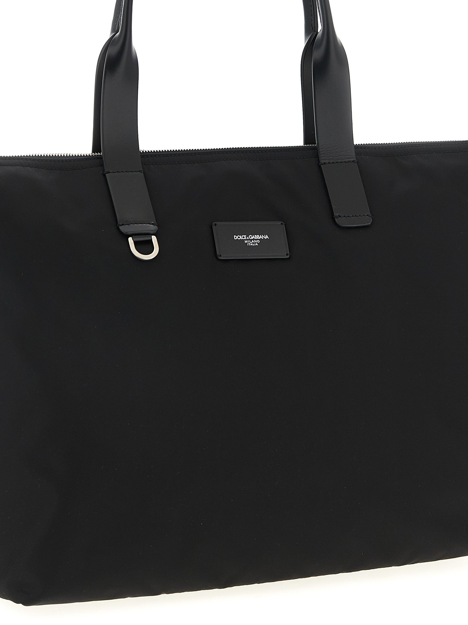 Dolce & Gabbana Black Polyamide Tote Men's Bag