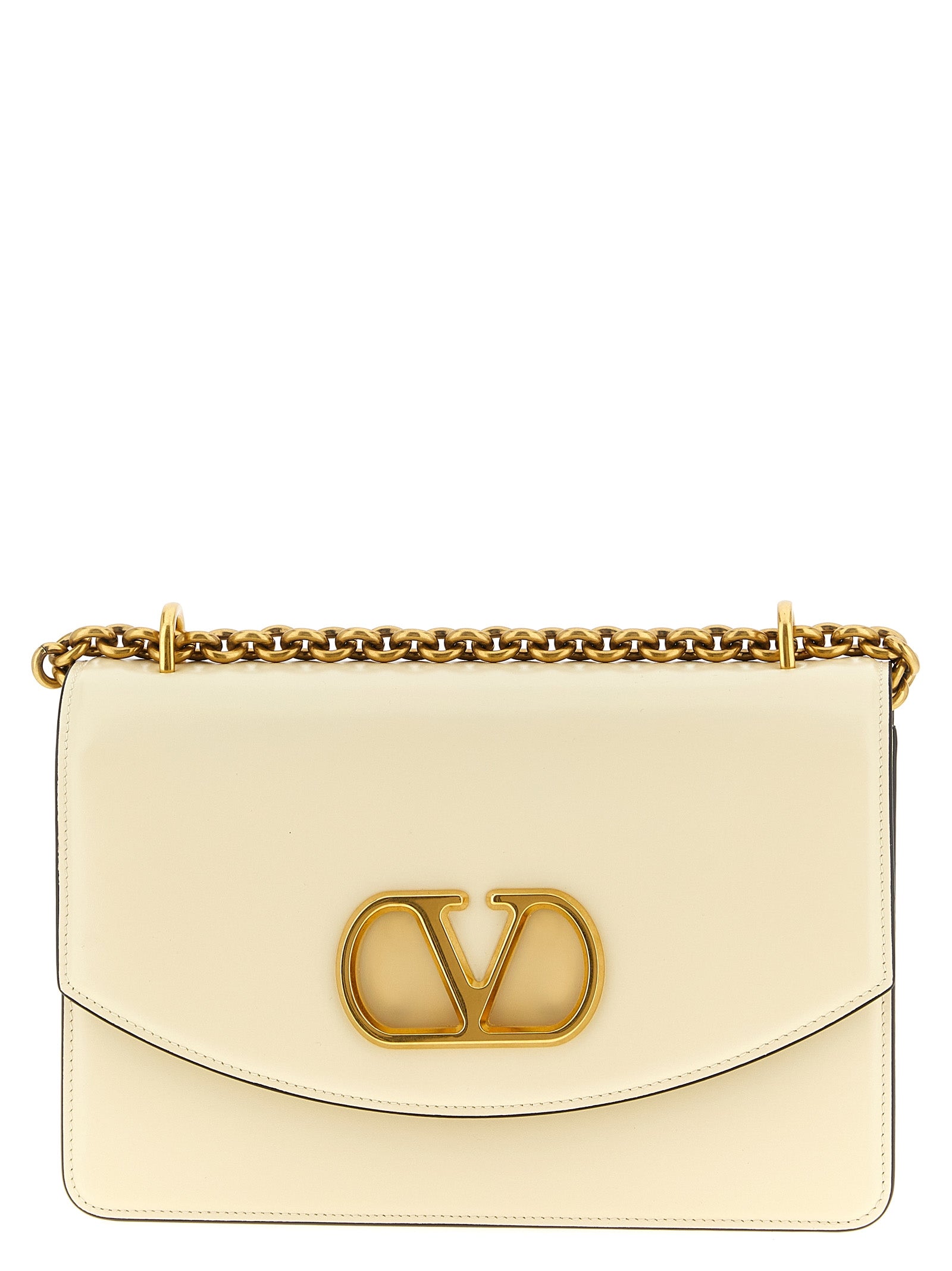 Valentino Garavani White Calfskin Shoulder Women's Bag