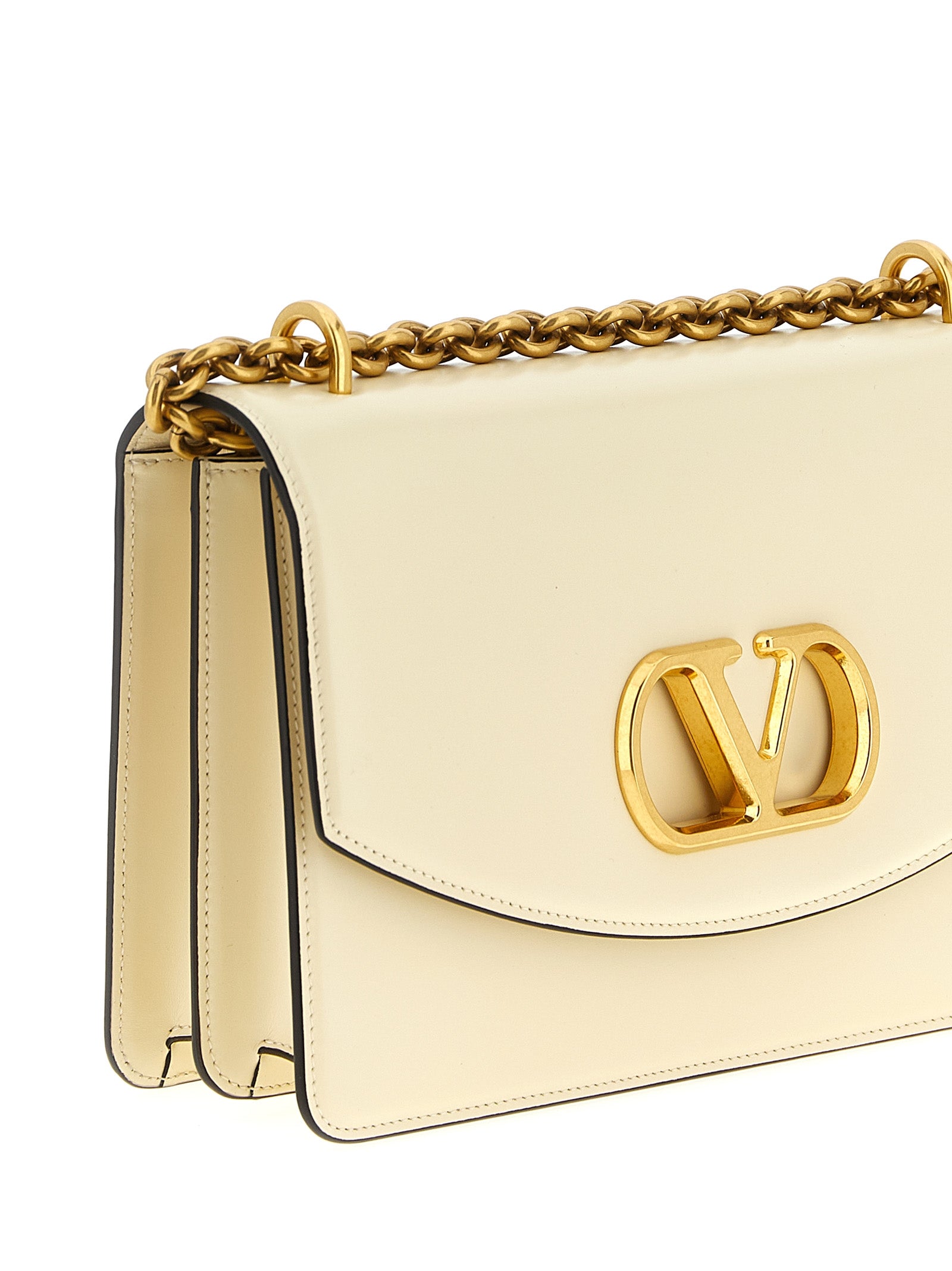 Valentino Garavani White Calfskin Shoulder Women's Bag