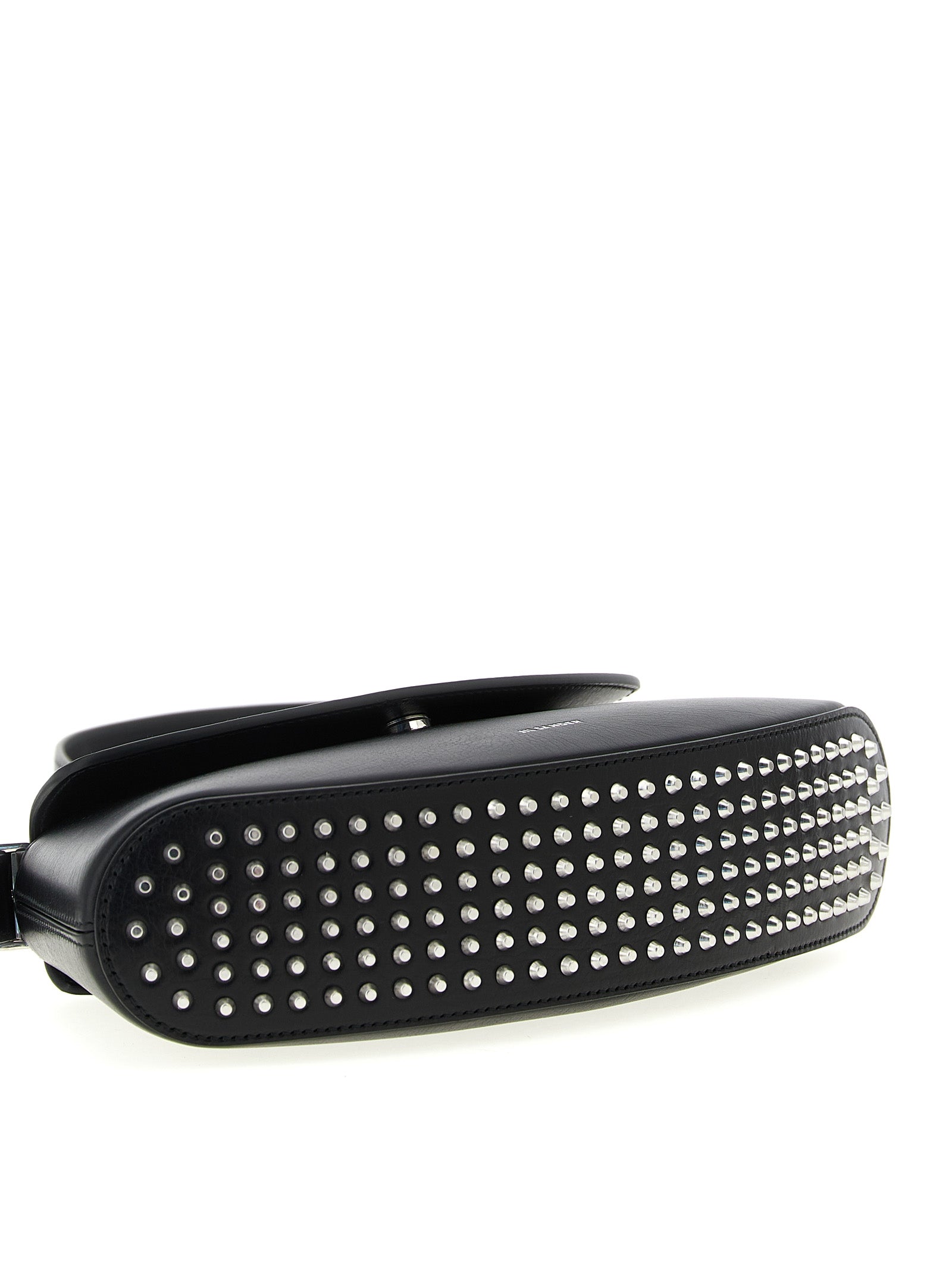 Jil Sander Black Bovine Leather Crossbody Women's Bag
