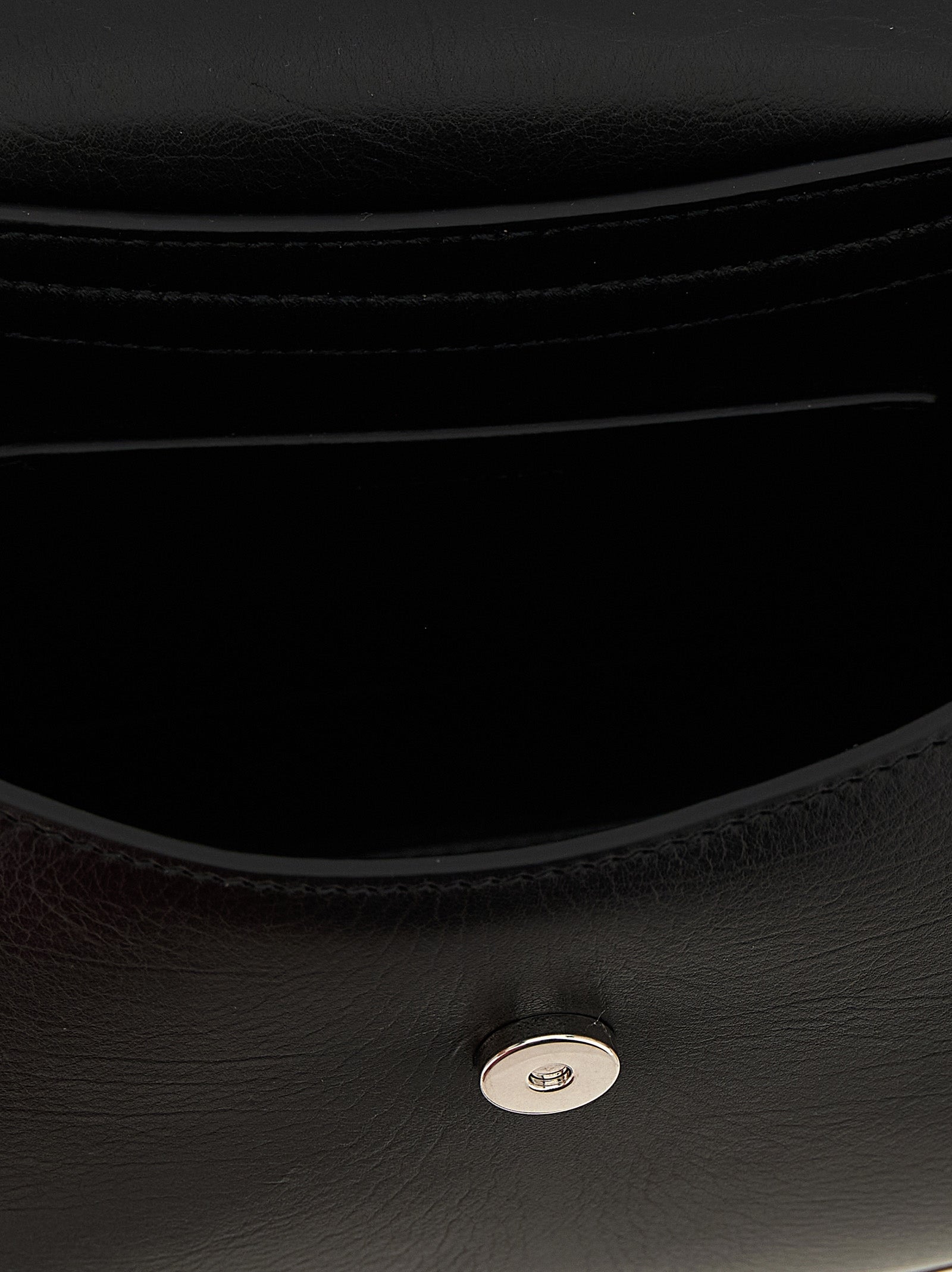 Jil Sander Black Bovine Leather Crossbody Women's Bag