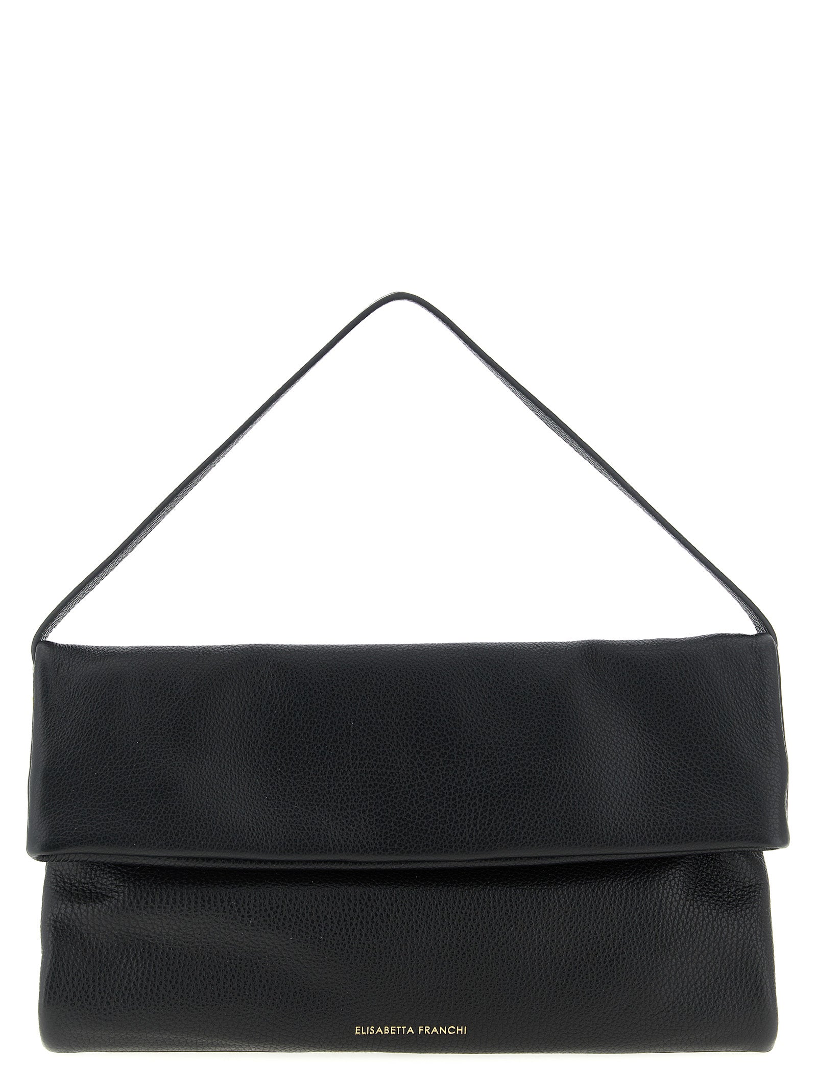 Elisabetta Franchi Black Calfskin Shoulder Women's Bag