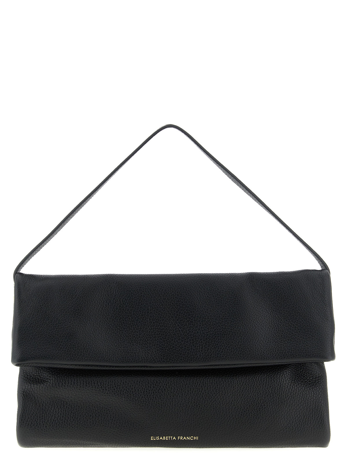Elisabetta Franchi Black Calfskin Shoulder Women's Bag