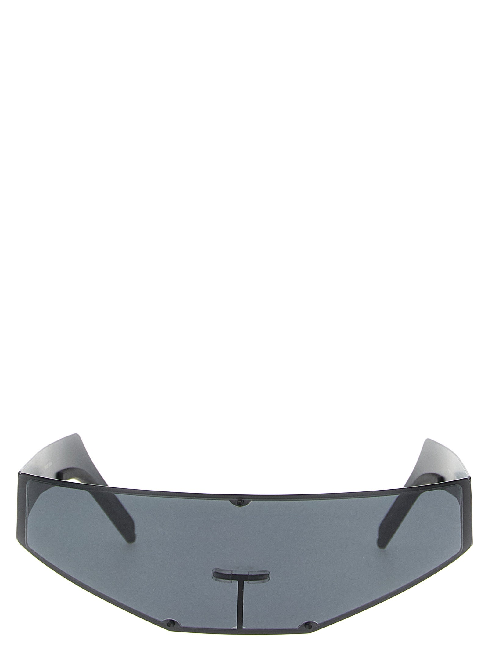 Rick Owens Black Stainless Steel Men's Sunglasses