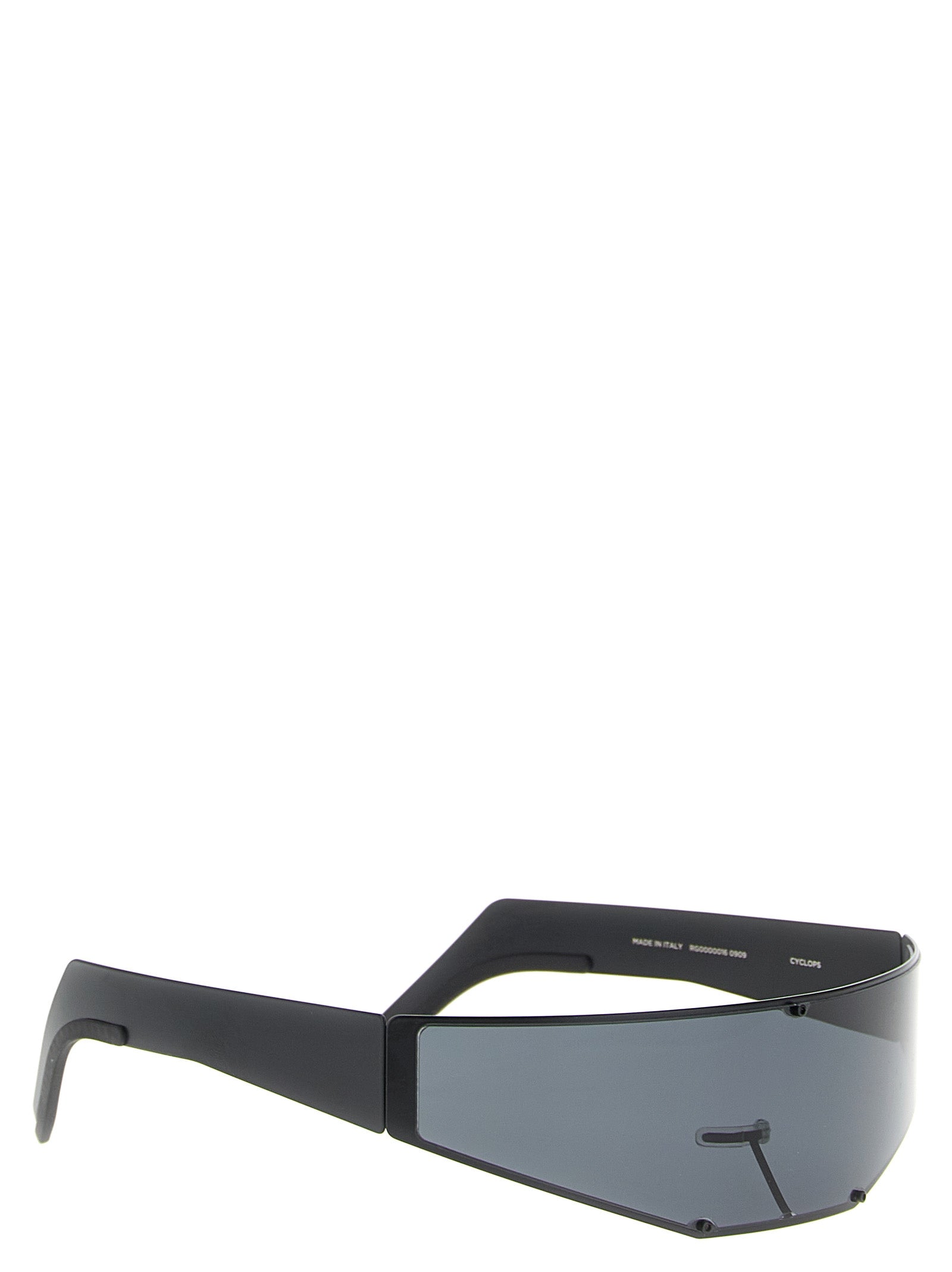 Rick Owens Black Stainless Steel Men's Sunglasses
