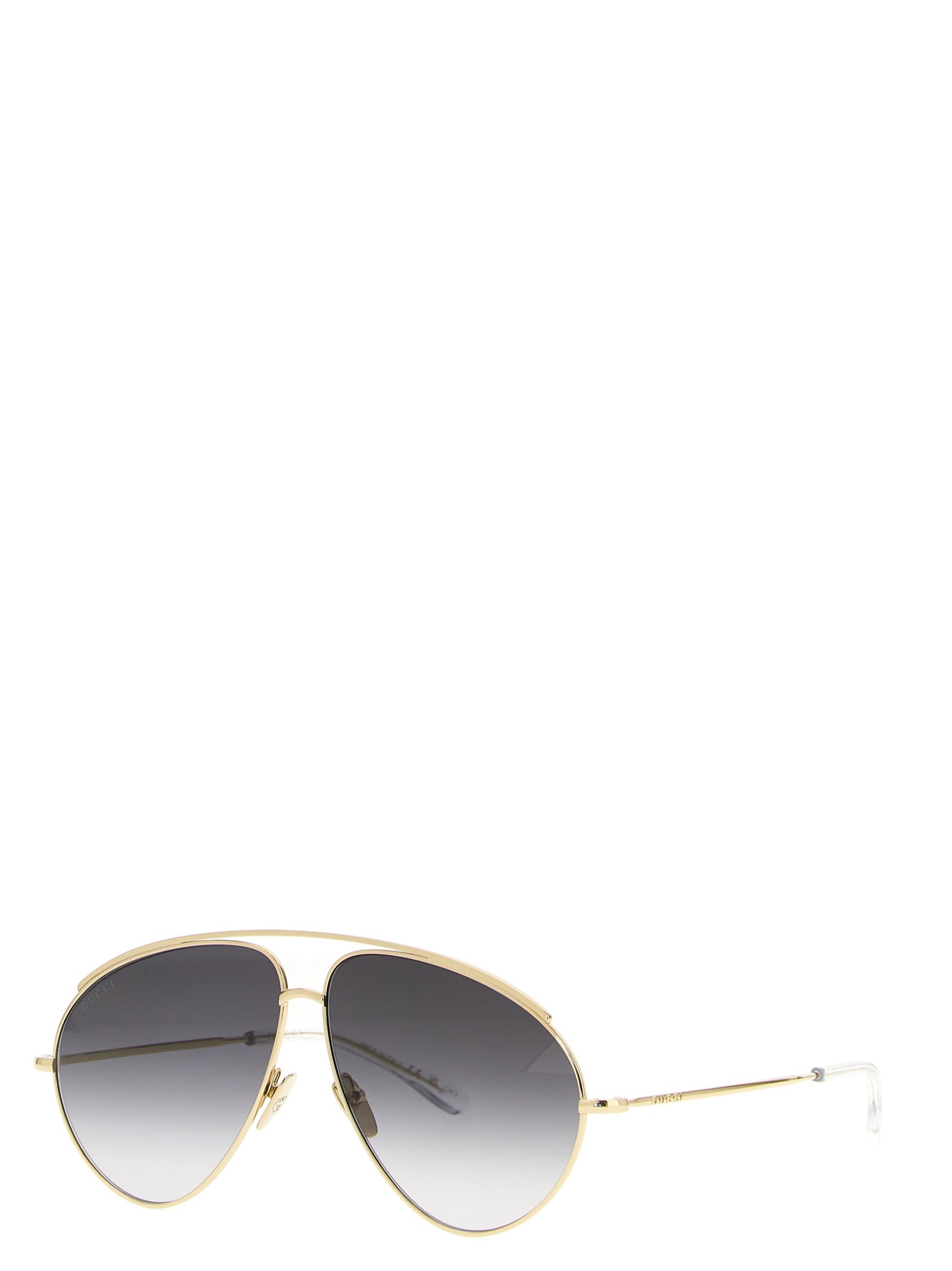 Gucci Gold Metal Women's Sunglasses