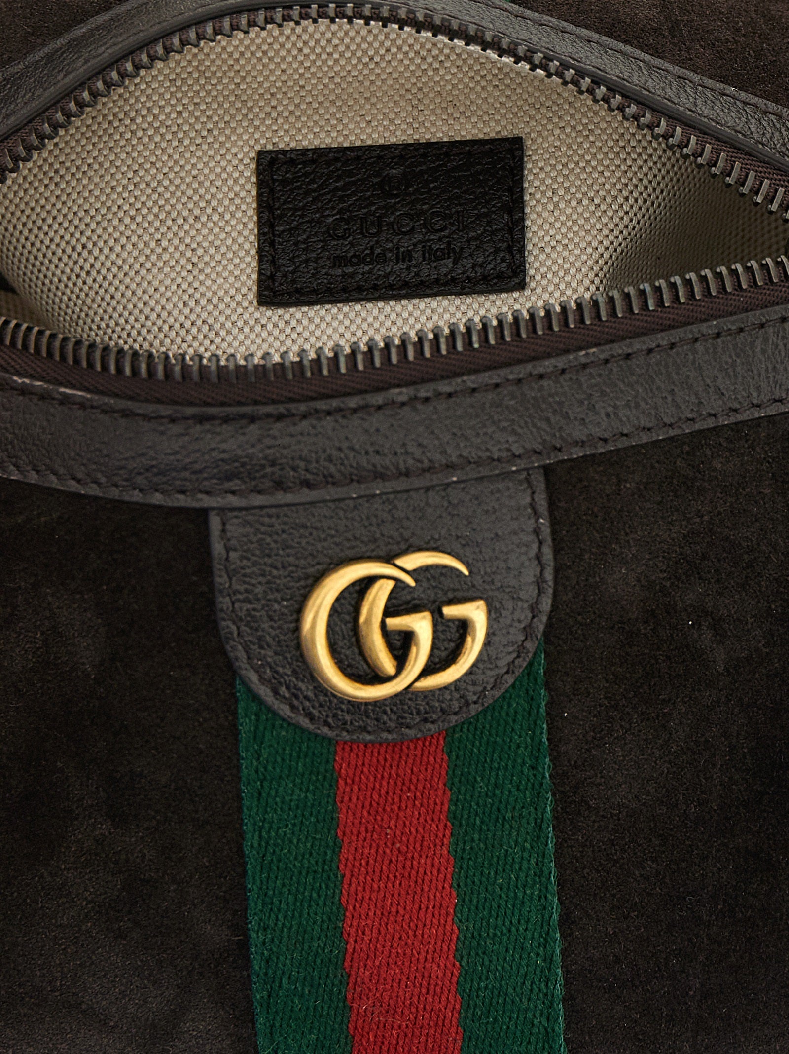 Gucci Brown Calfskin Men's Handbag