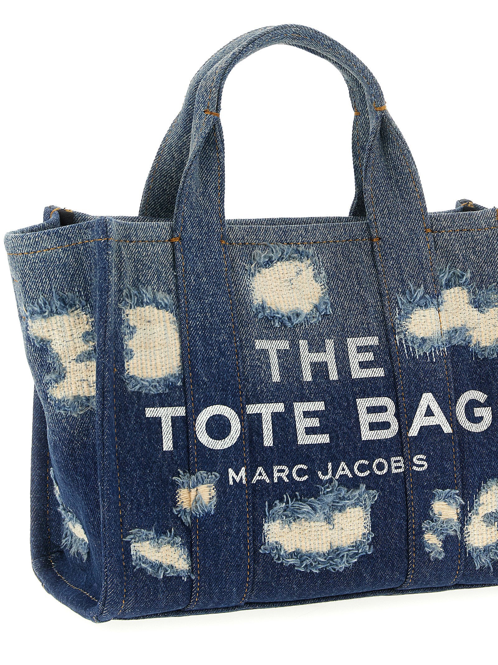 Marc Jacobs Blue Cotton Tote Women's Bag