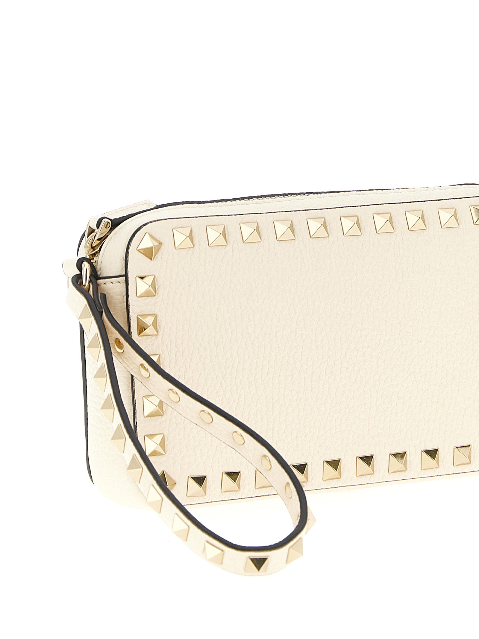 Valentino Garavani White Calfskin Clutch Women's Bag