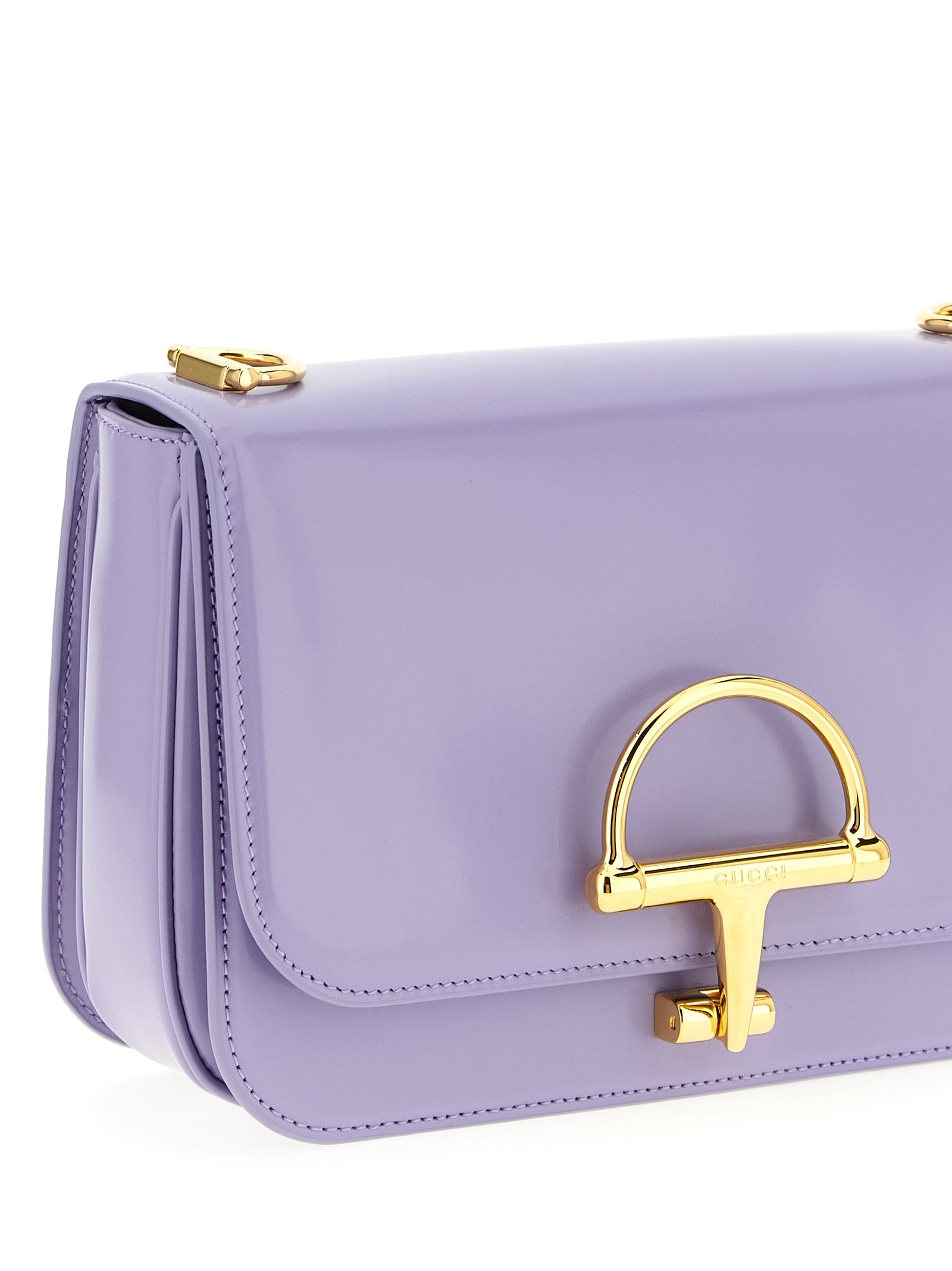 Gucci Purple Calfskin Shoulder Women's Bag