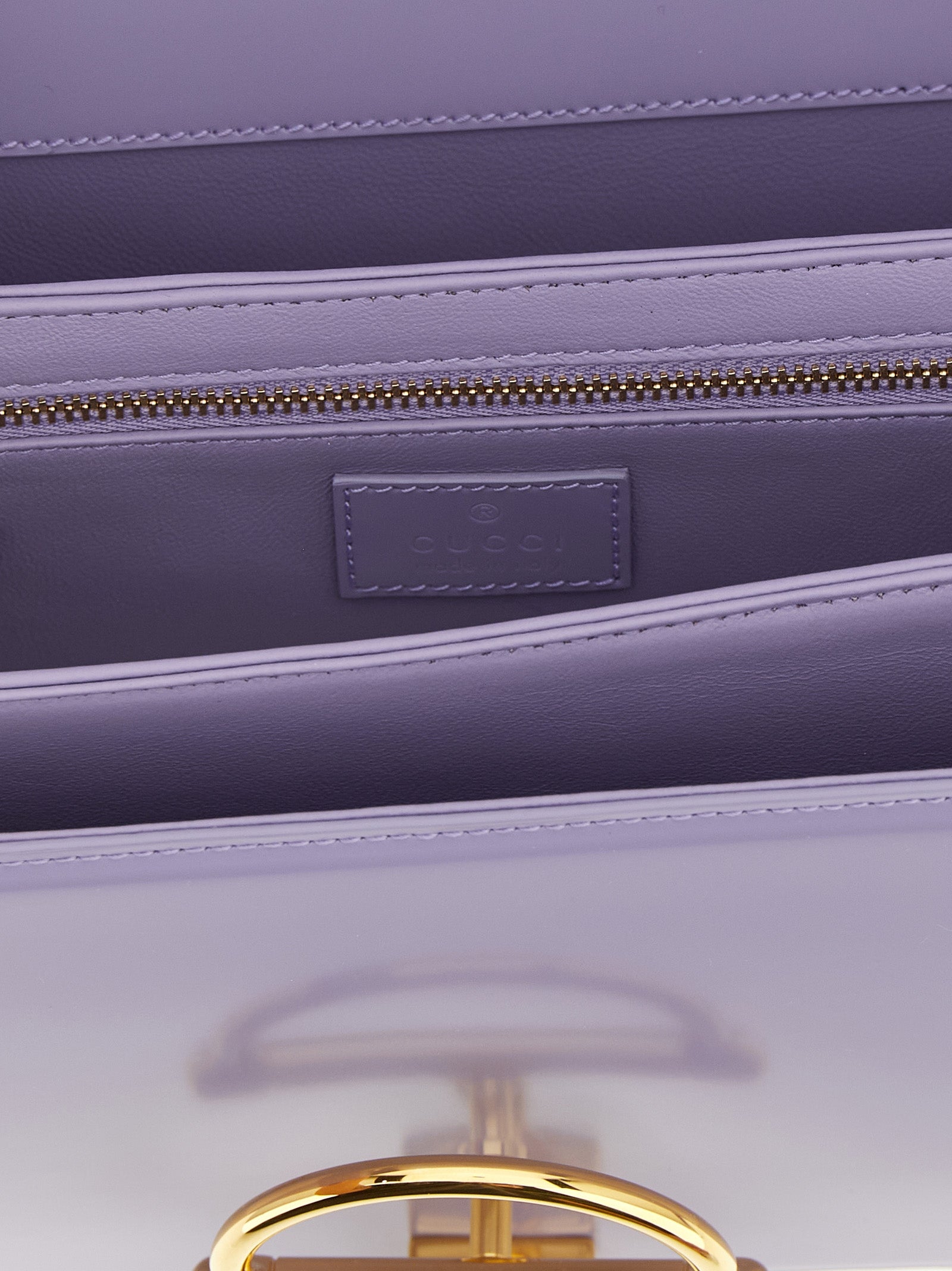 Gucci Purple Calfskin Shoulder Women's Bag