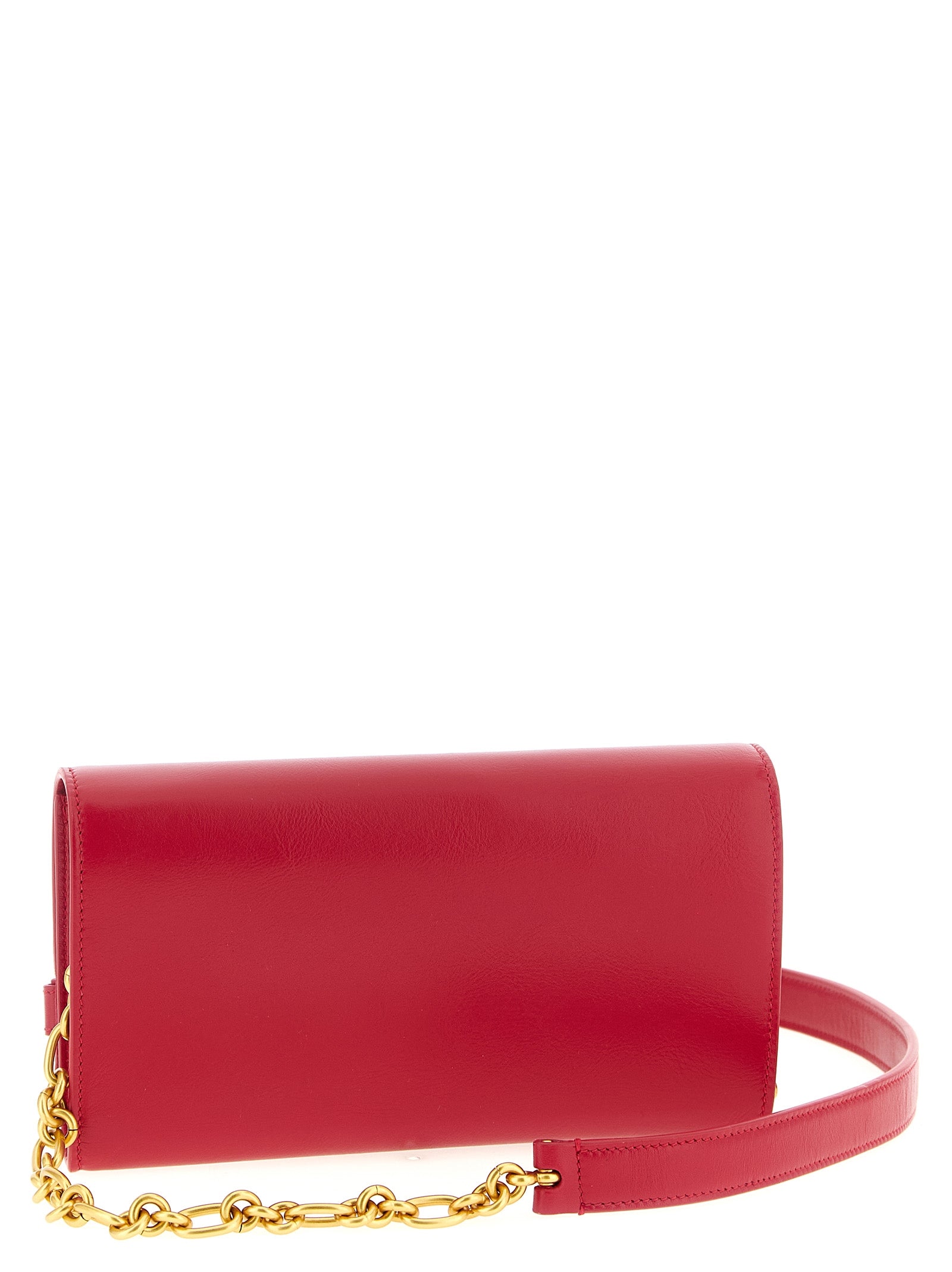 Balmain Fuchsia Calfskin Women's Cardholder