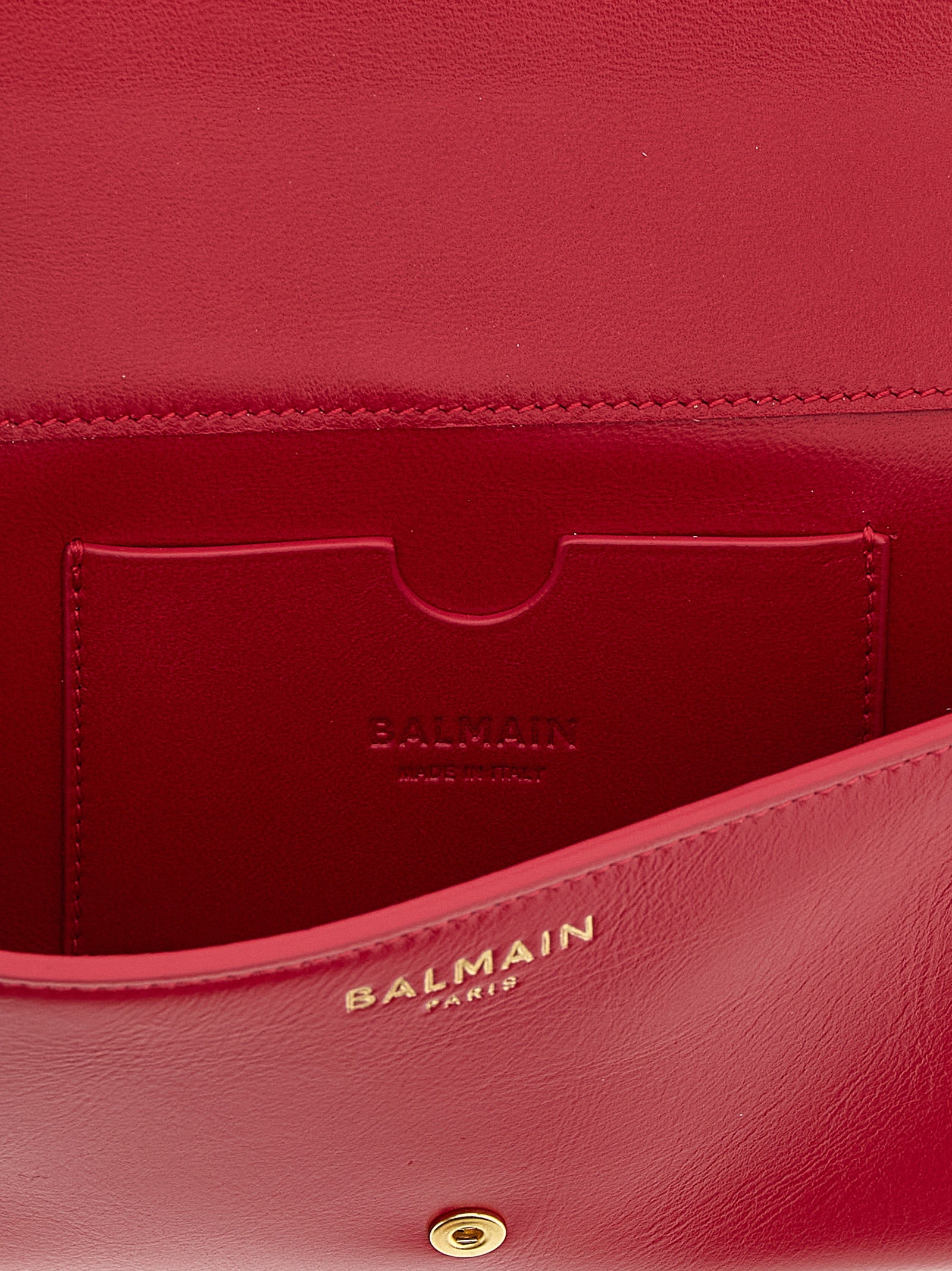 Balmain Fuchsia Calfskin Women's Cardholder
