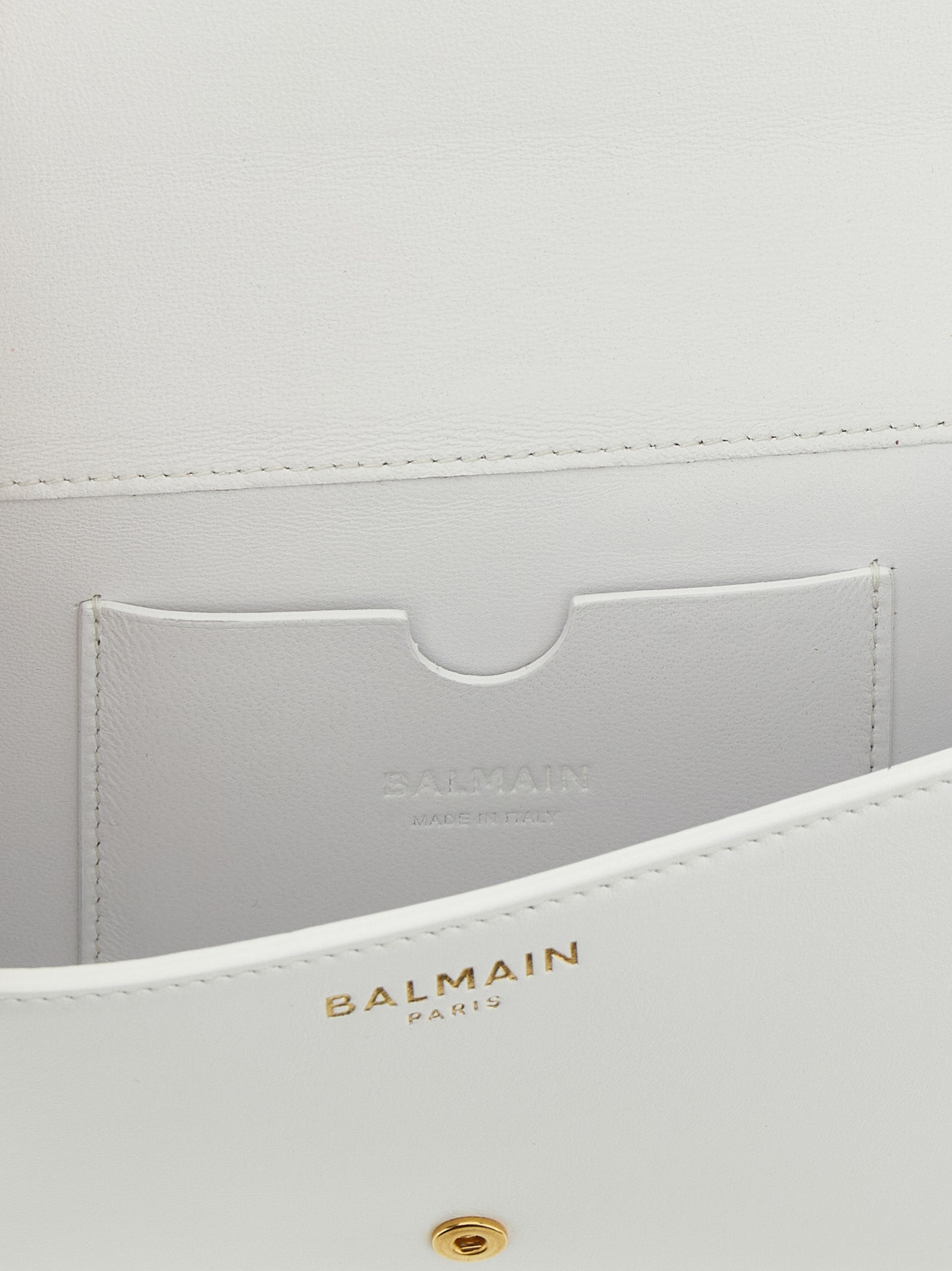 Balmain White Calfskin Women's Cardholder