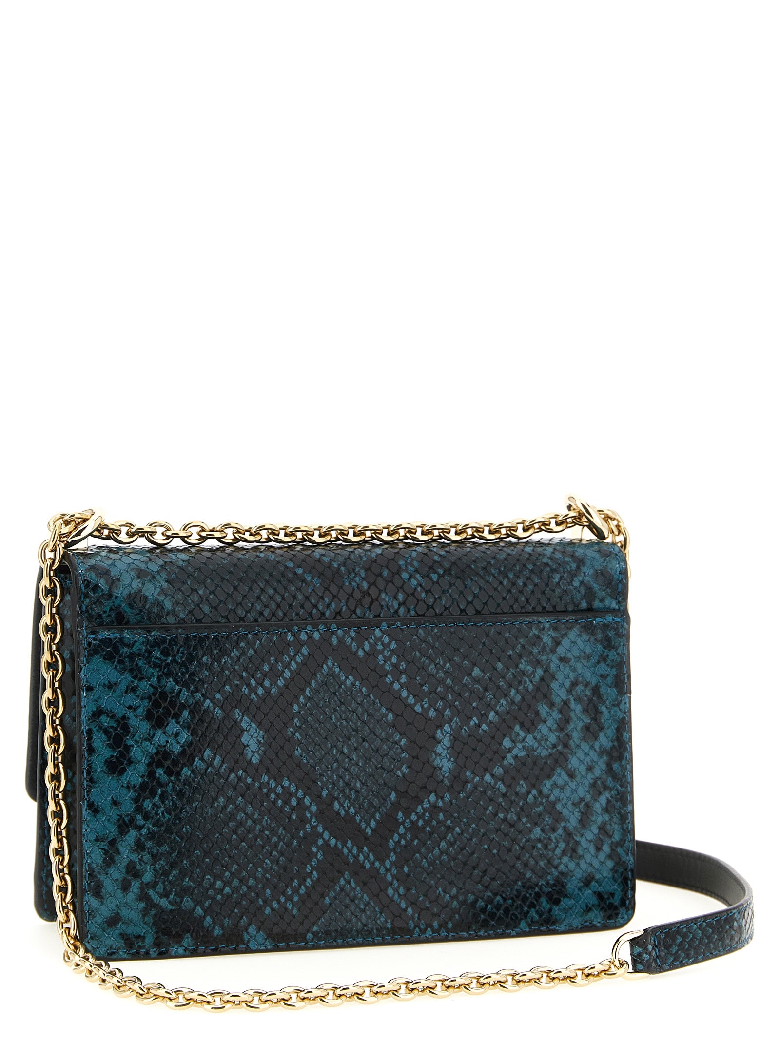 Furla Blue Goatskin Crossbody Women's Bag