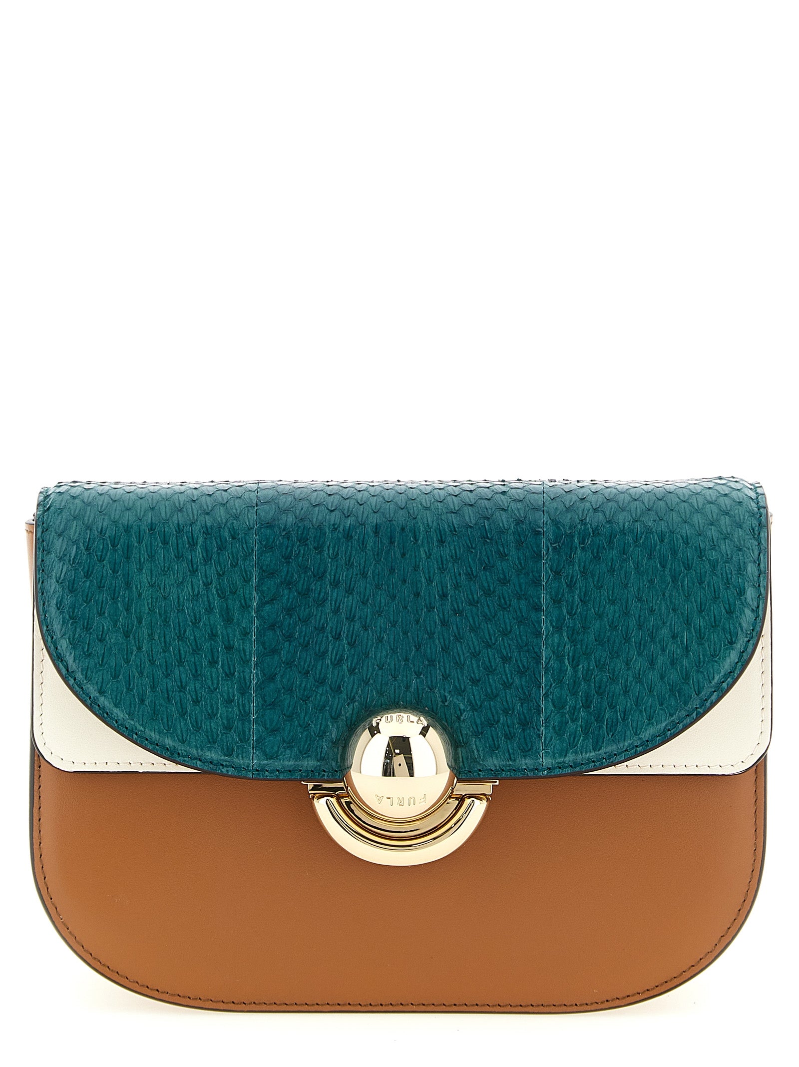 Furla Multicolor Lamb Leather Crossbody Women's Bag