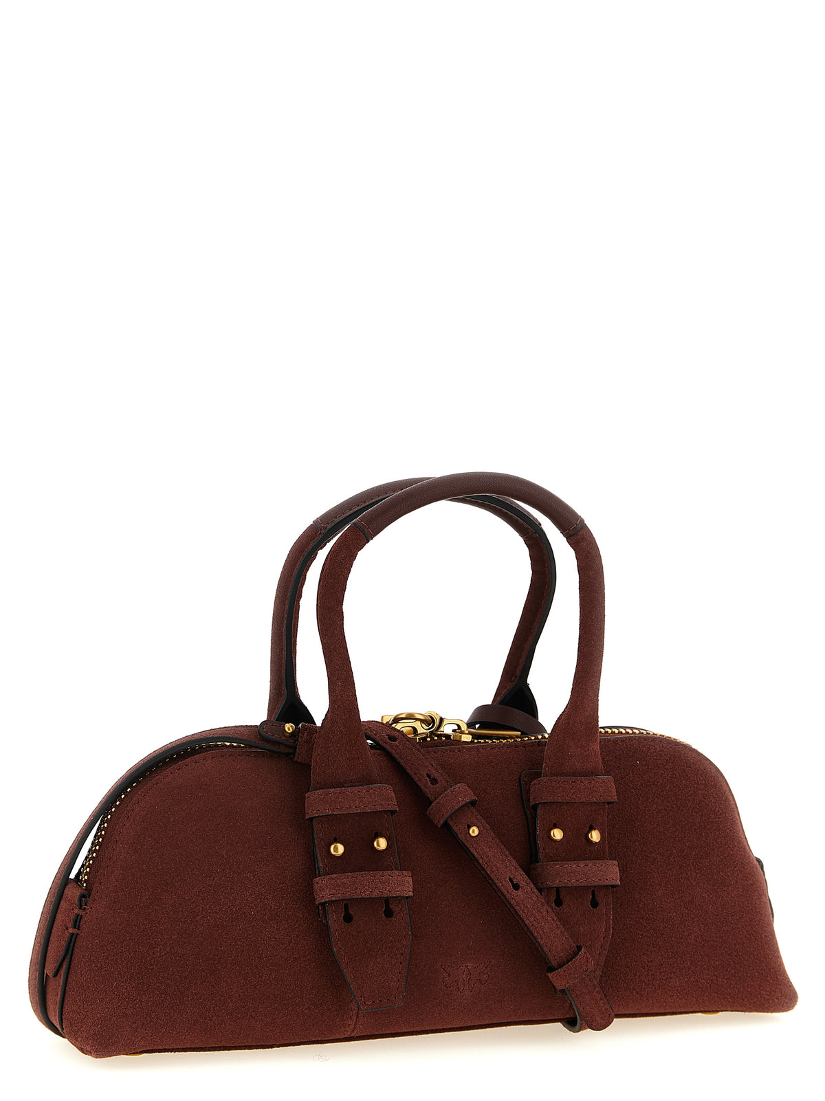 PINKO Bordeaux Cowhide Shoulder Women's Bag