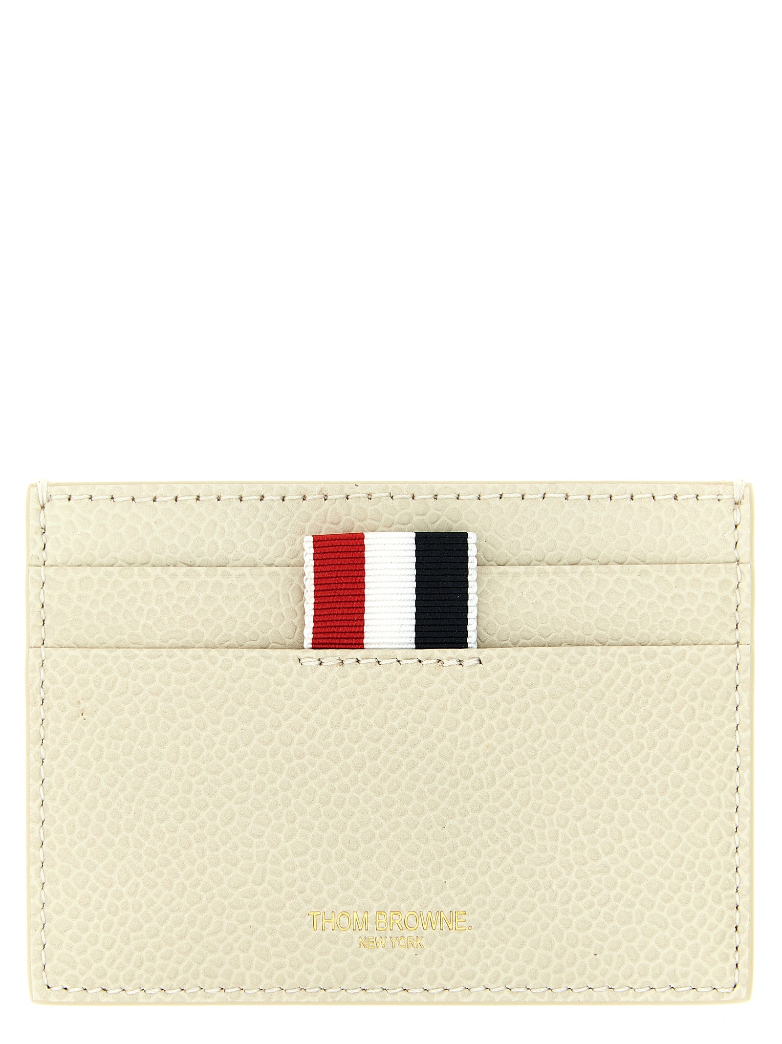 Thom Browne Beige Calfskin Women's Cardholder