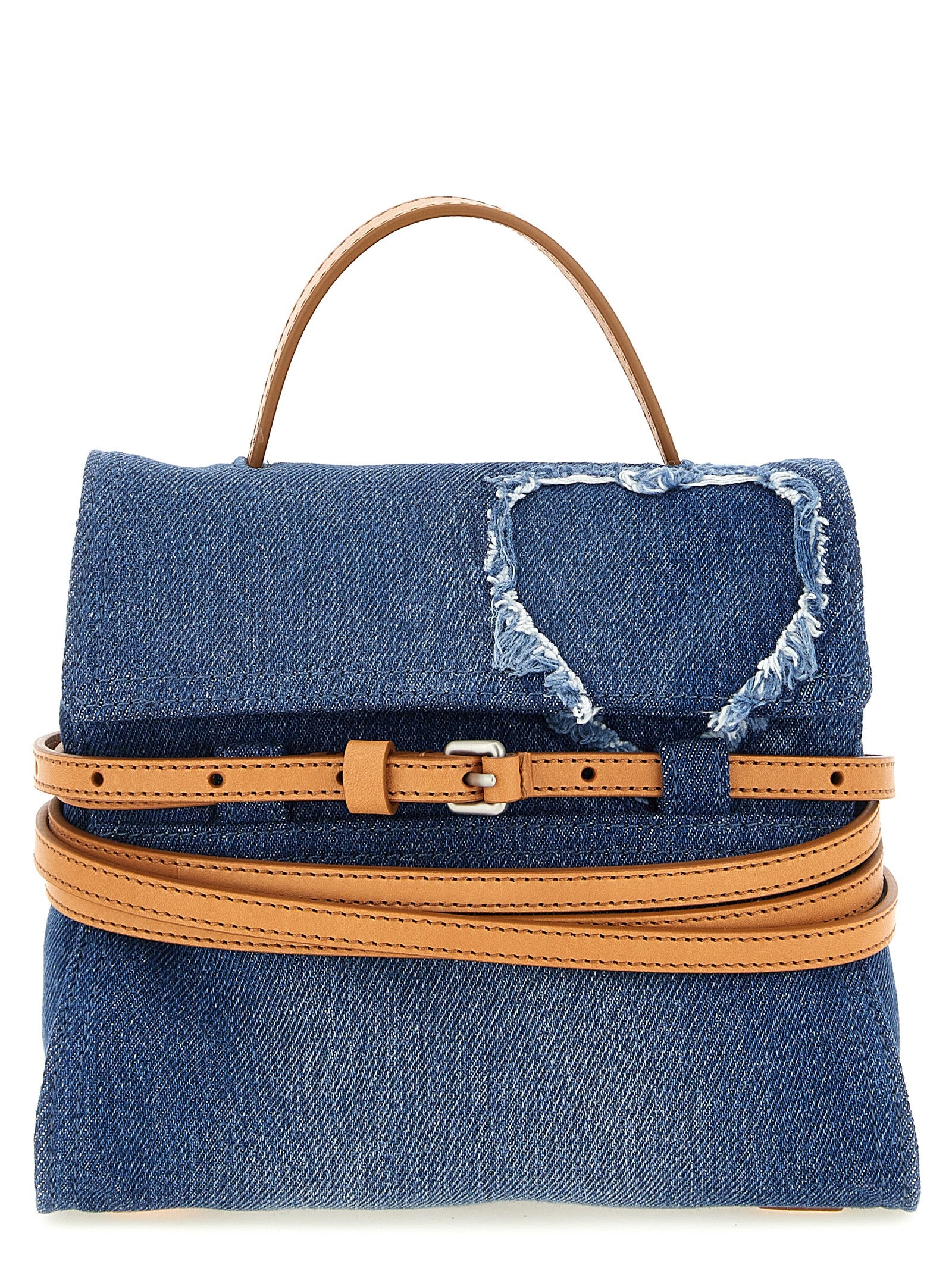 Moschino Blue Cotton Women's Handbag