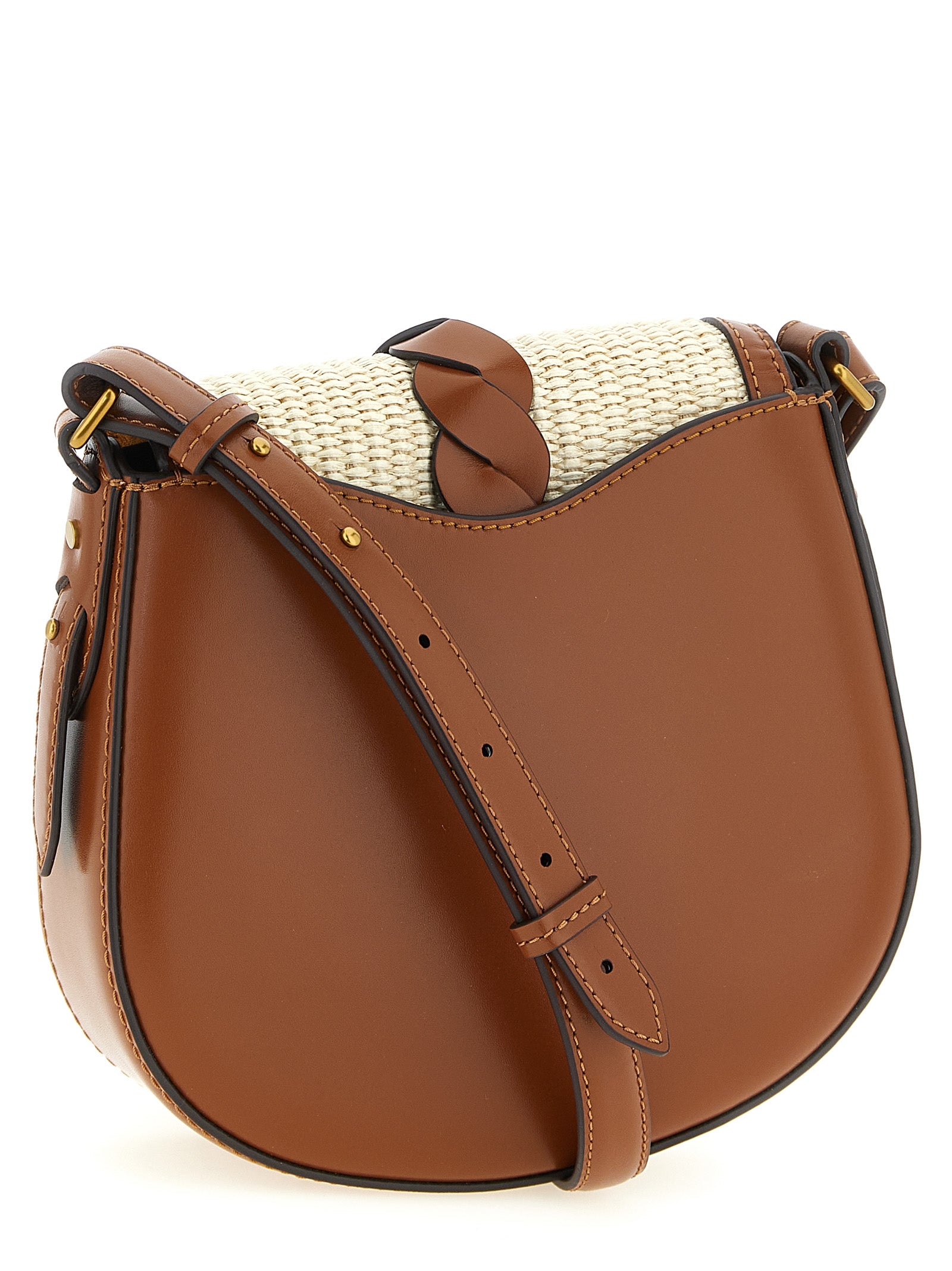 Isabel Marant Brown Calfskin Crossbody Women's Bag