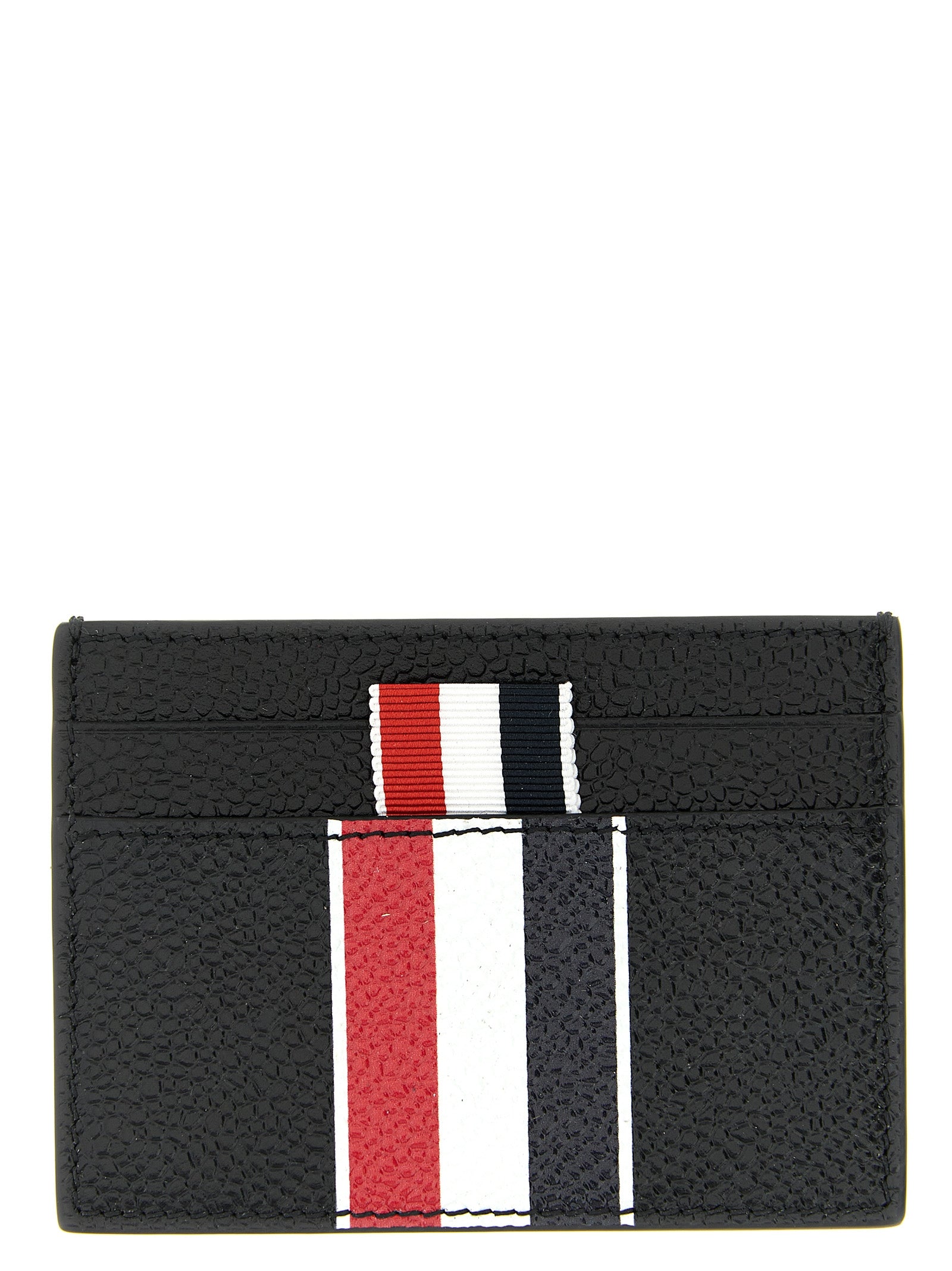 Thom Browne Black Calfskin Men's Cardholder