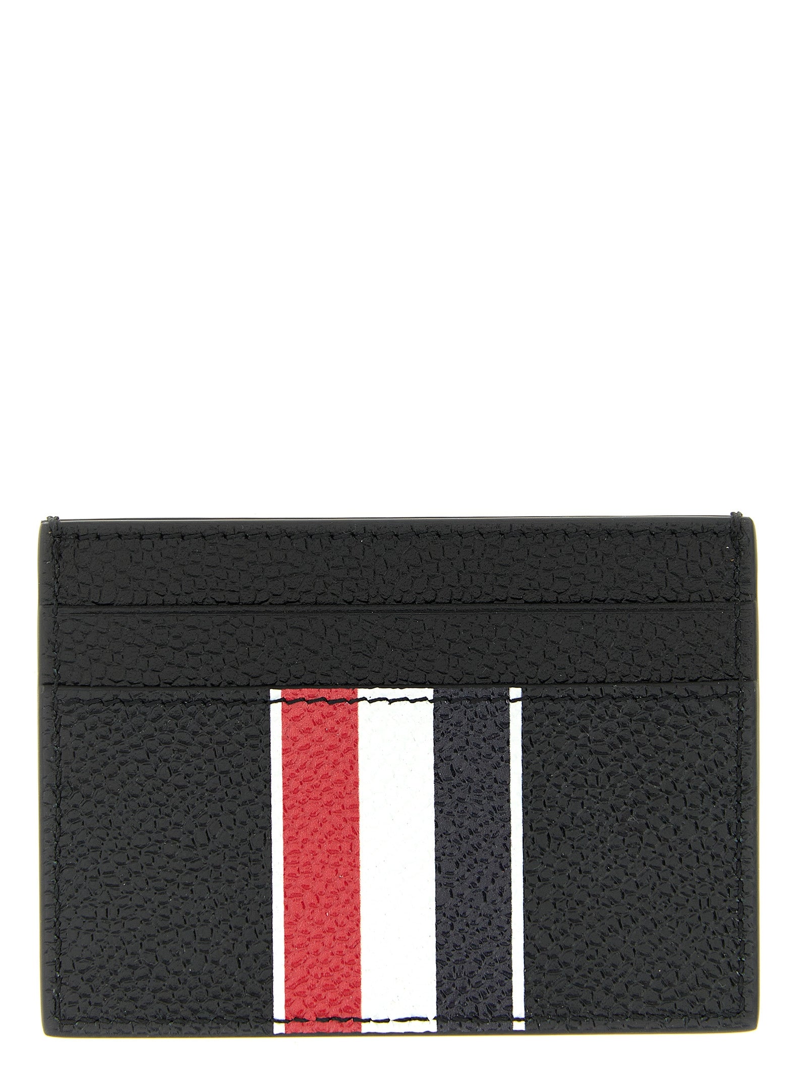 Thom Browne Black Calfskin Men's Cardholder