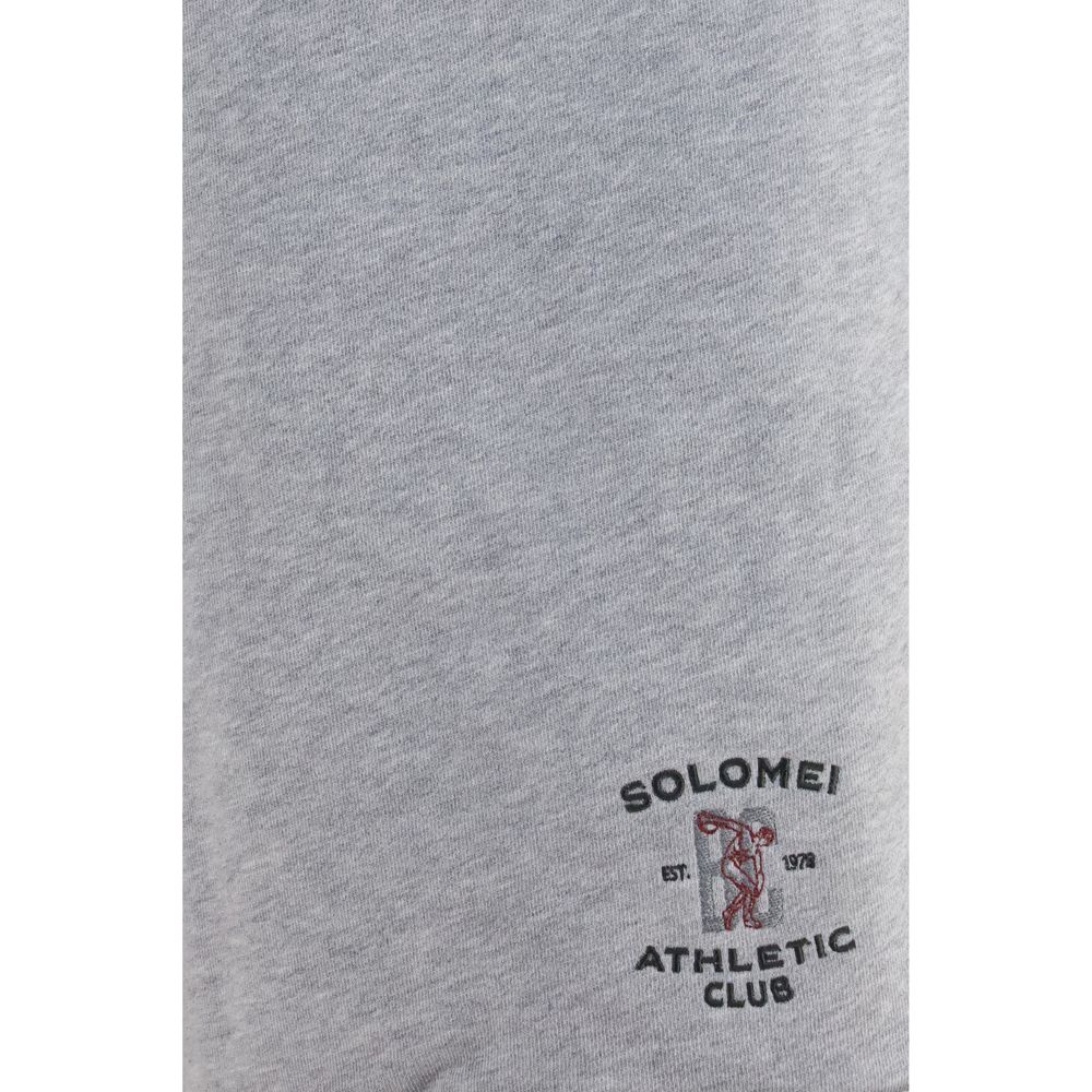 Brunello Cucinelli Gray Cotton Bermuda Men's Shorts
