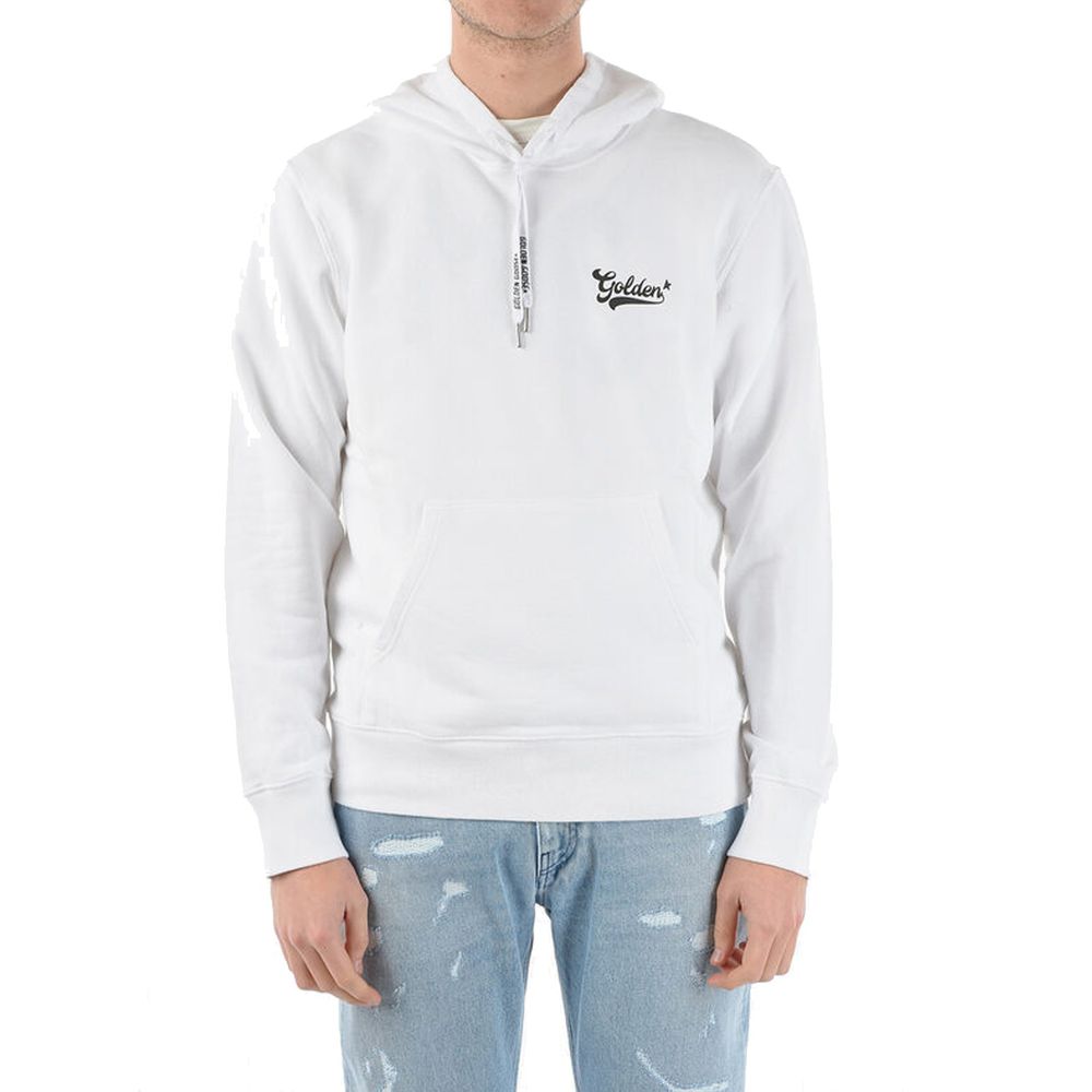 Golden Goose White Cotton Men's Sweatshirt
