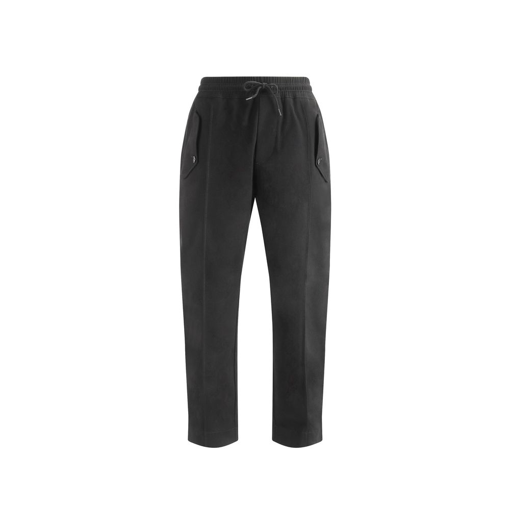 Moschino Black Cotton Joggers (Workout Men's Pants)