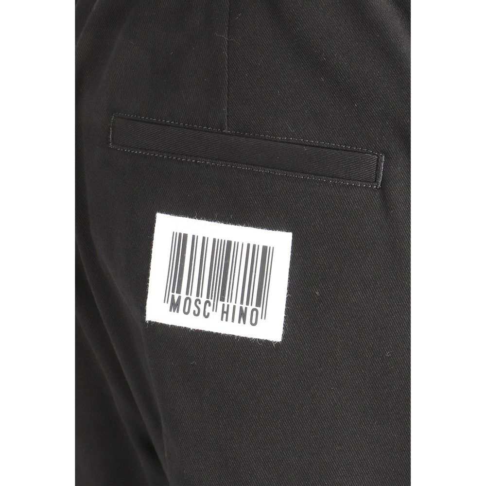 Moschino Black Cotton Joggers (Workout Men's Pants)