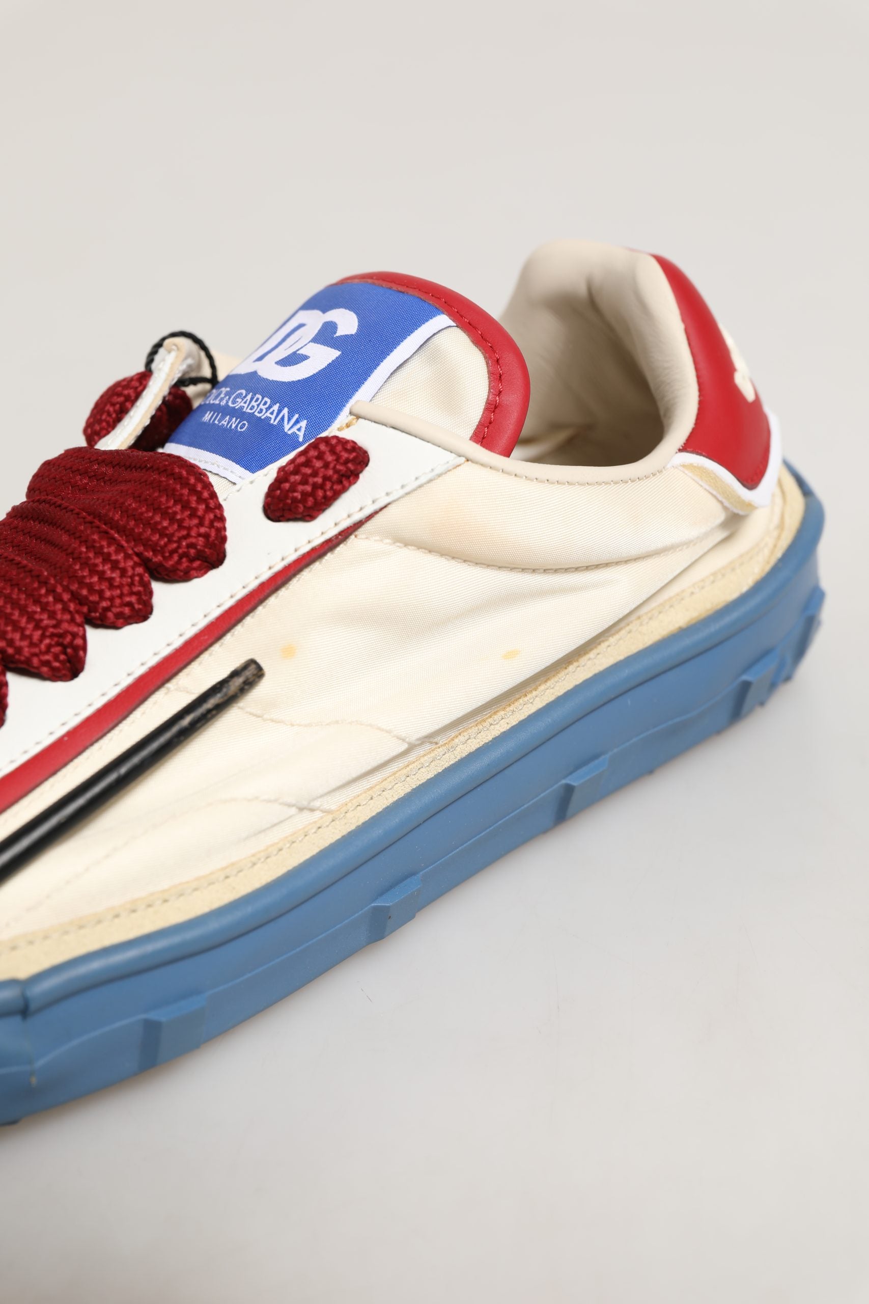 Dolce & Gabbana Multicolor Old Runner Lace Up Sneakers Men's Shoes (Pre-Owned)