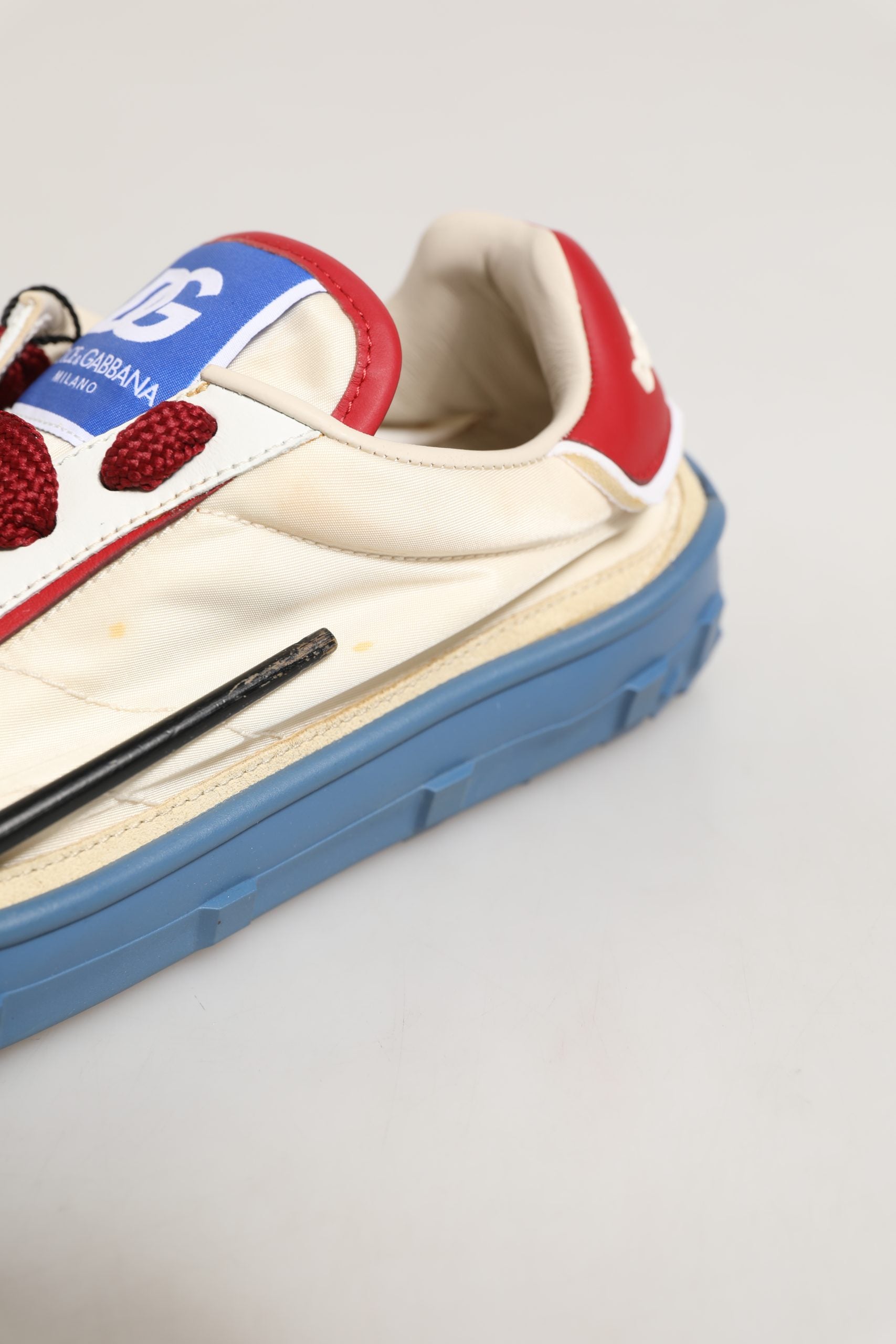 Dolce & Gabbana Multicolor Old Runner Lace Up Sneakers Men's Shoes (Pre-Owned)