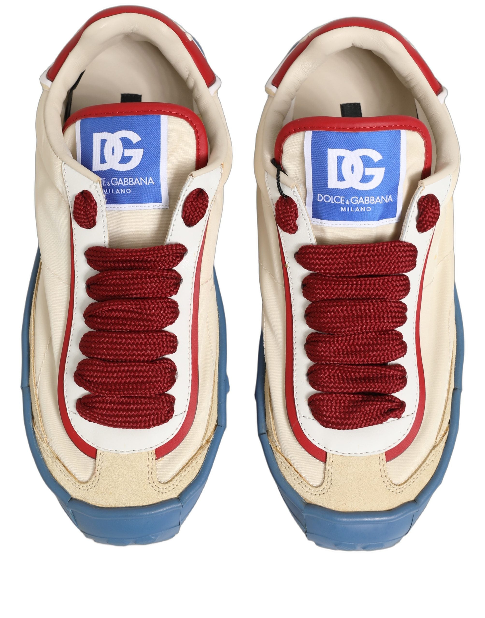 Dolce & Gabbana Multicolor Old Runner Lace Up Sneakers Men's Shoes (Pre-Owned)