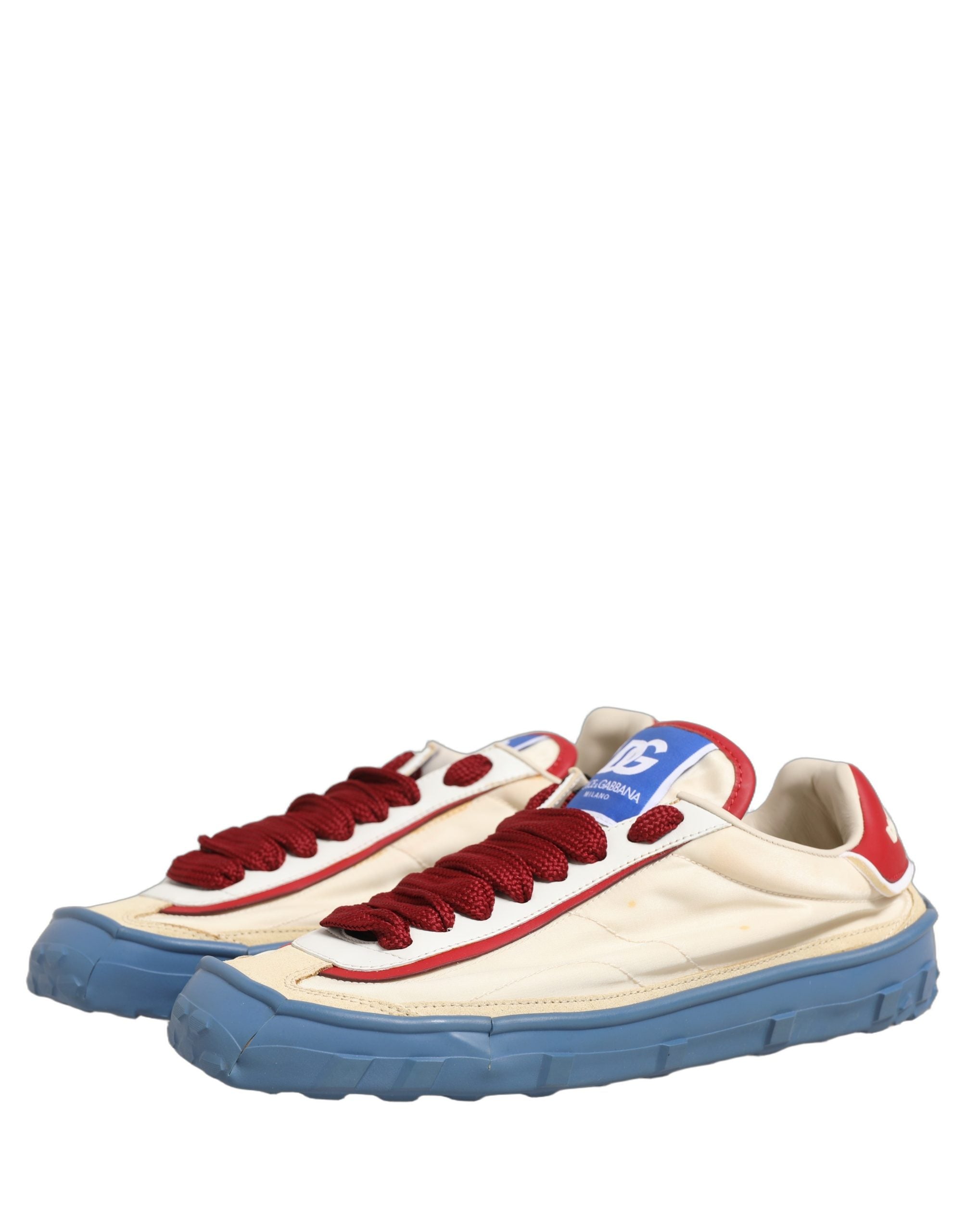 Dolce & Gabbana Multicolor Old Runner Lace Up Sneakers Men's Shoes (Pre-Owned)