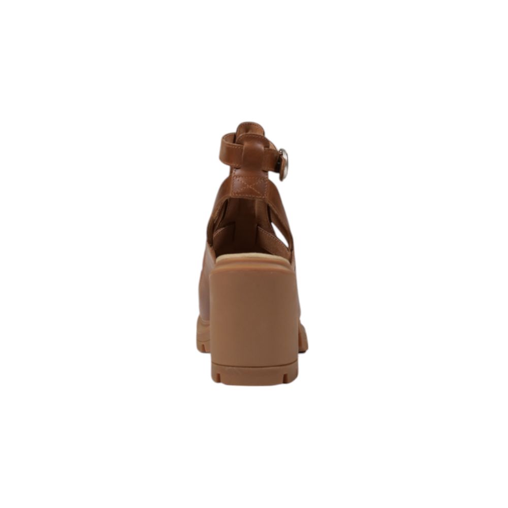 Timberland Beige Leather Strap-On Women's Sandals