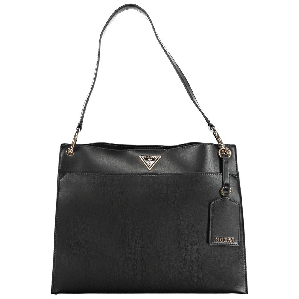 Guess Jeans Black Polyurethane Women Women's Handbag