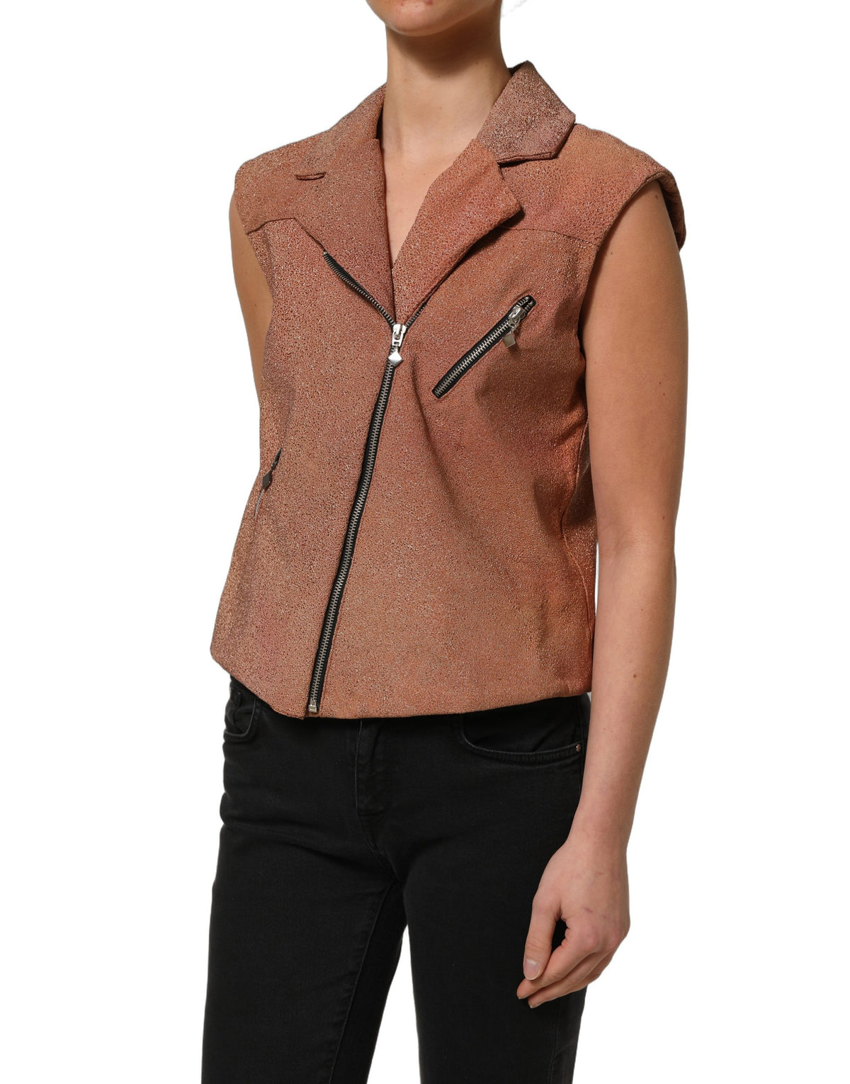 Lamberto Petri Top Multicolor Gradient Crochet Shawl Cardigan Women's Women (Pre-Owned)