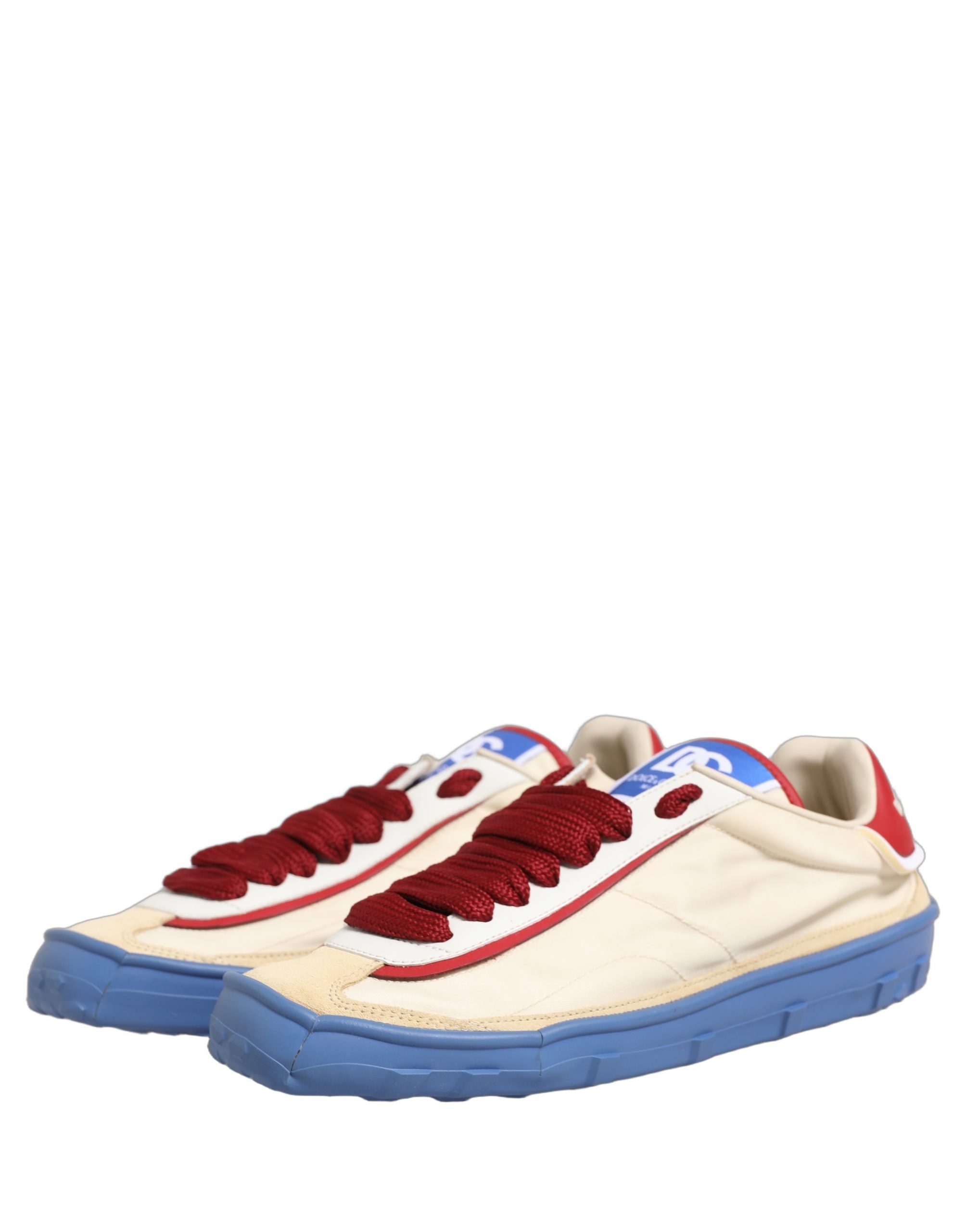 Dolce & Gabbana Multicolor Old Runner Lace Up Sneakers Men's Shoes