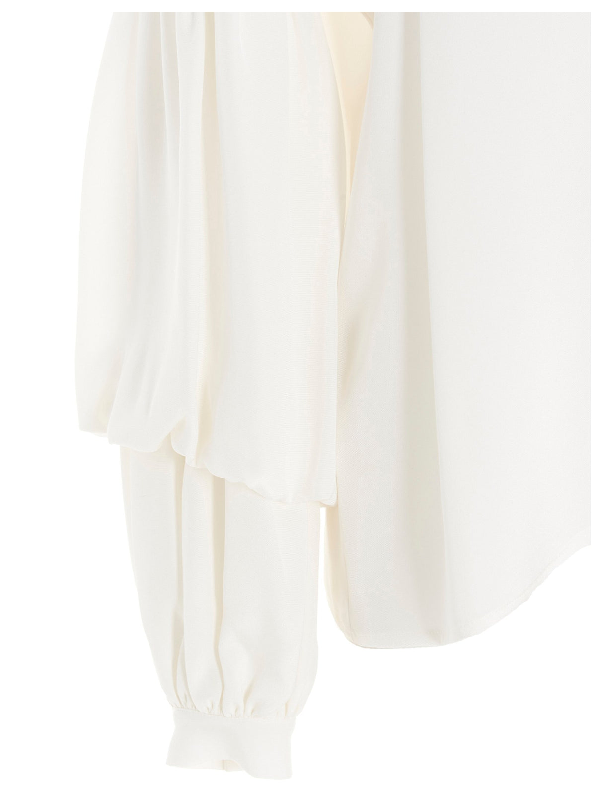 DI.LA3 PARI' White Silk Women's Blouse