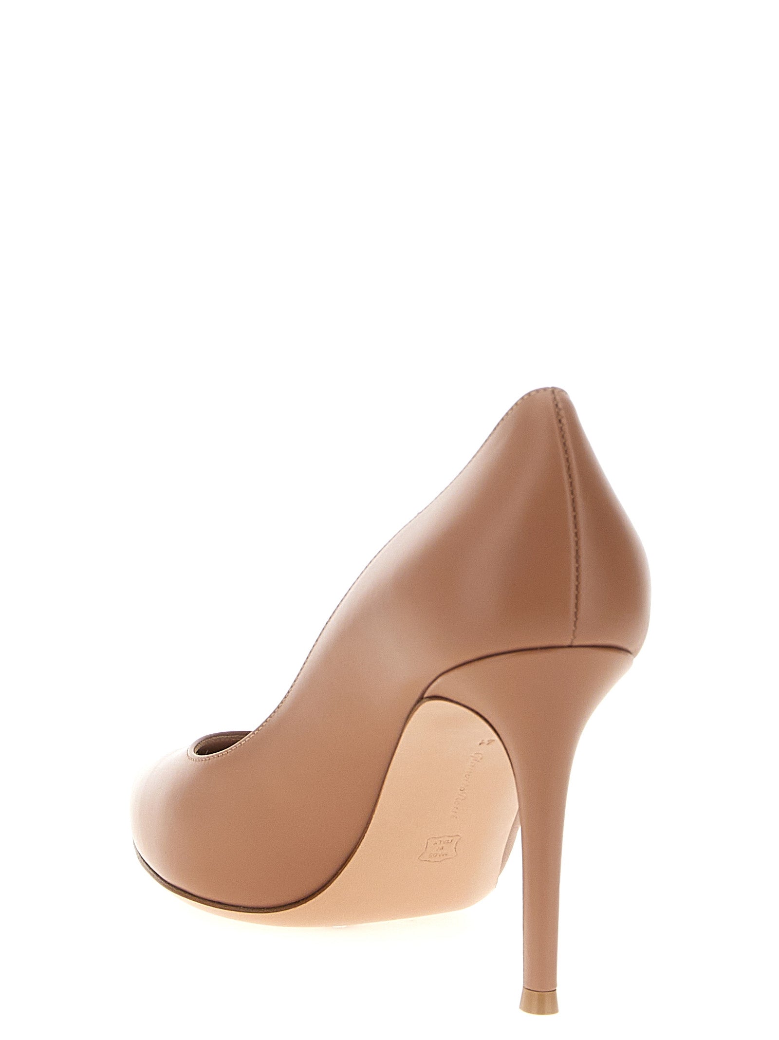 Gianvito Rossi Beige Calfskin High Heel Women's Pumps