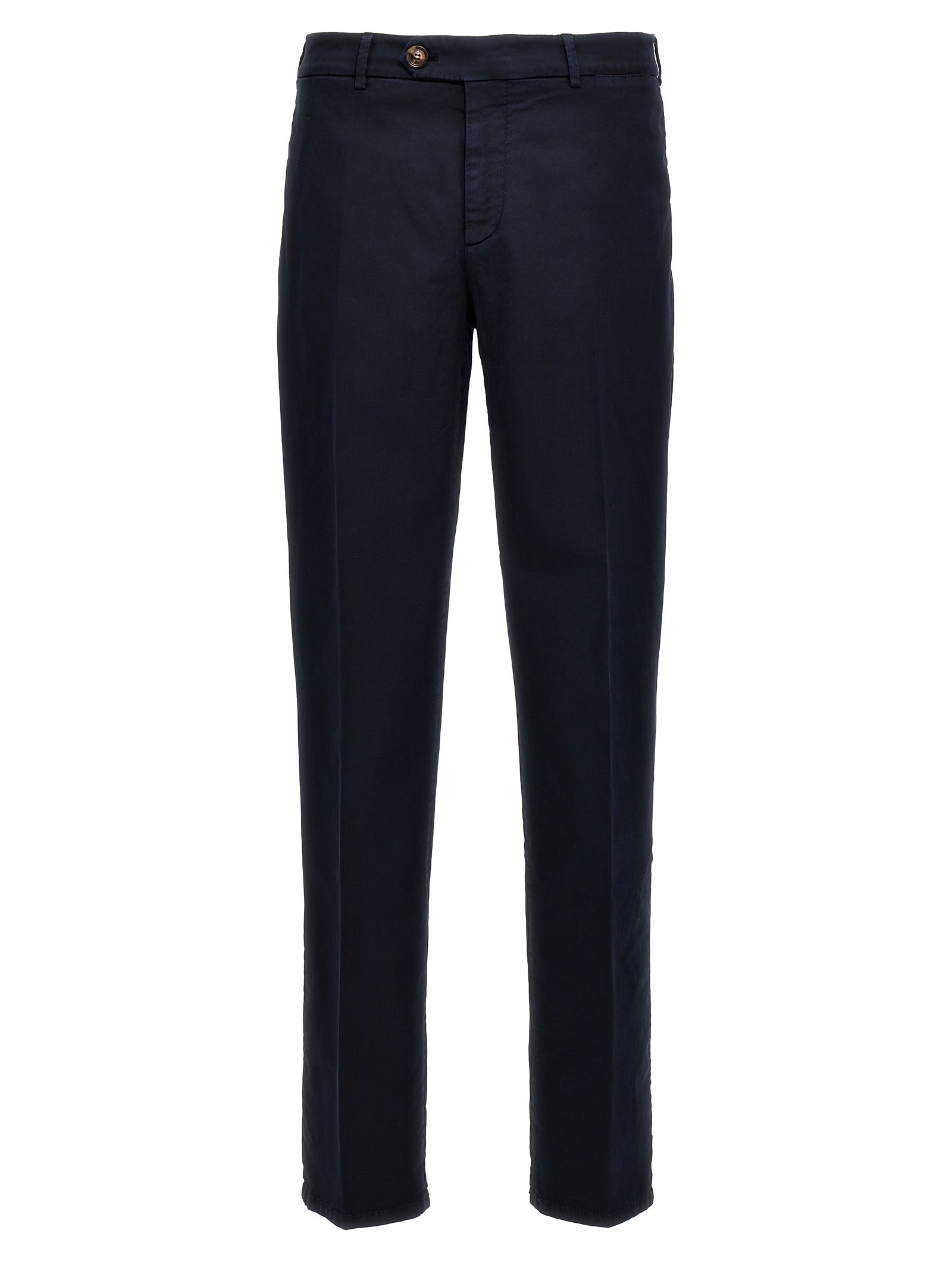 Brunello Cucinelli Blue Cotton Casual Men's Pants