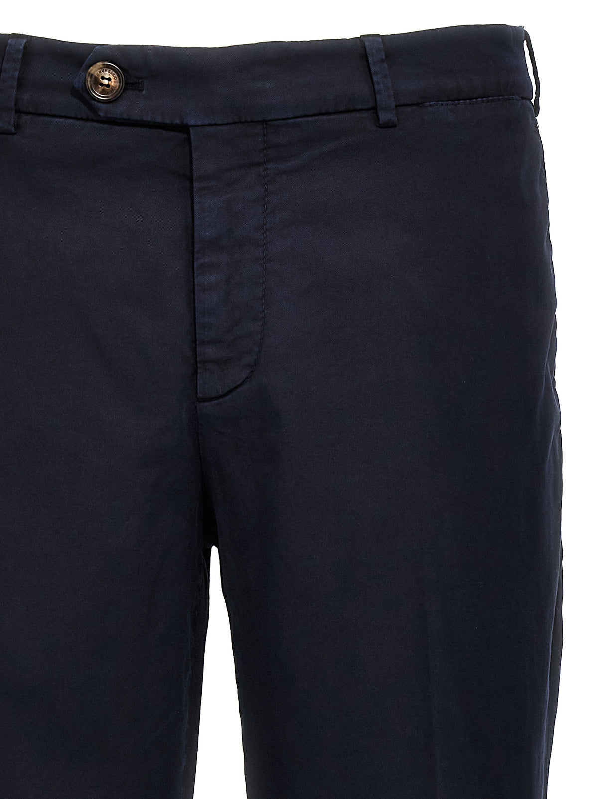Brunello Cucinelli Blue Cotton Casual Men's Pants
