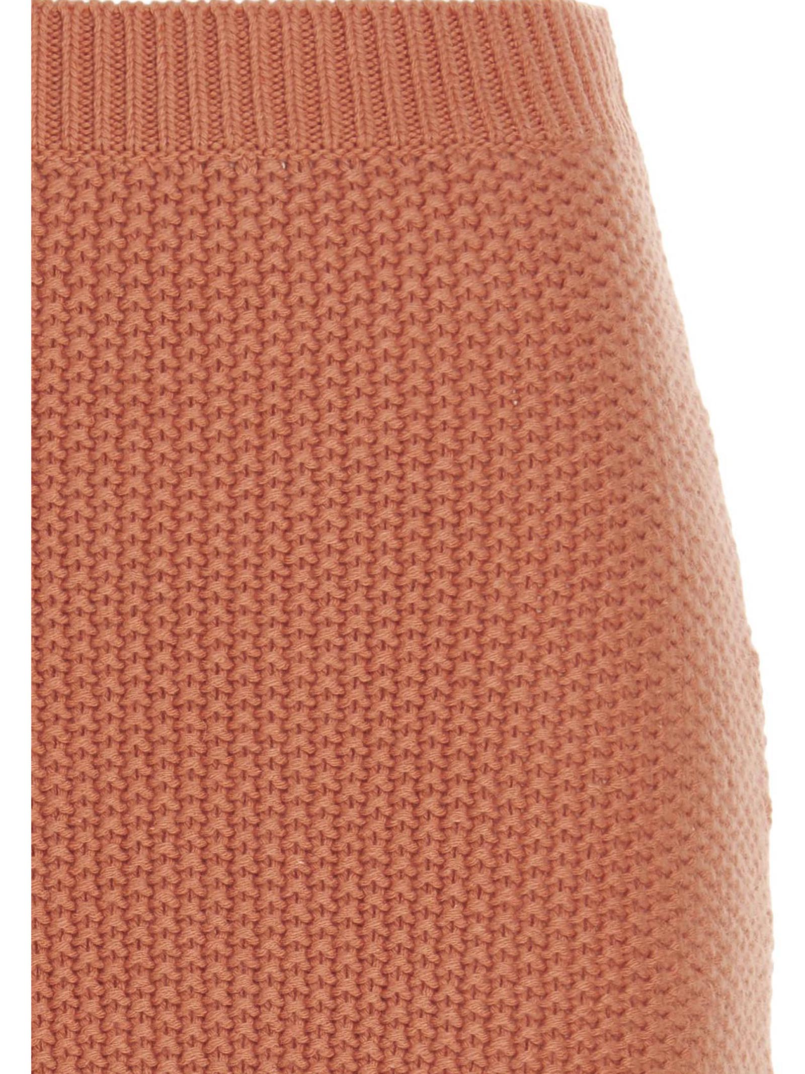 Chloé Orange Cashmere Mini Women's Skirt