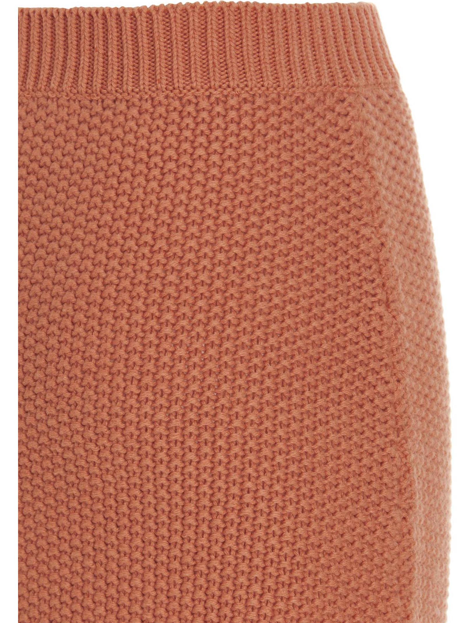 Chloé Orange Cashmere Mini Women's Skirt