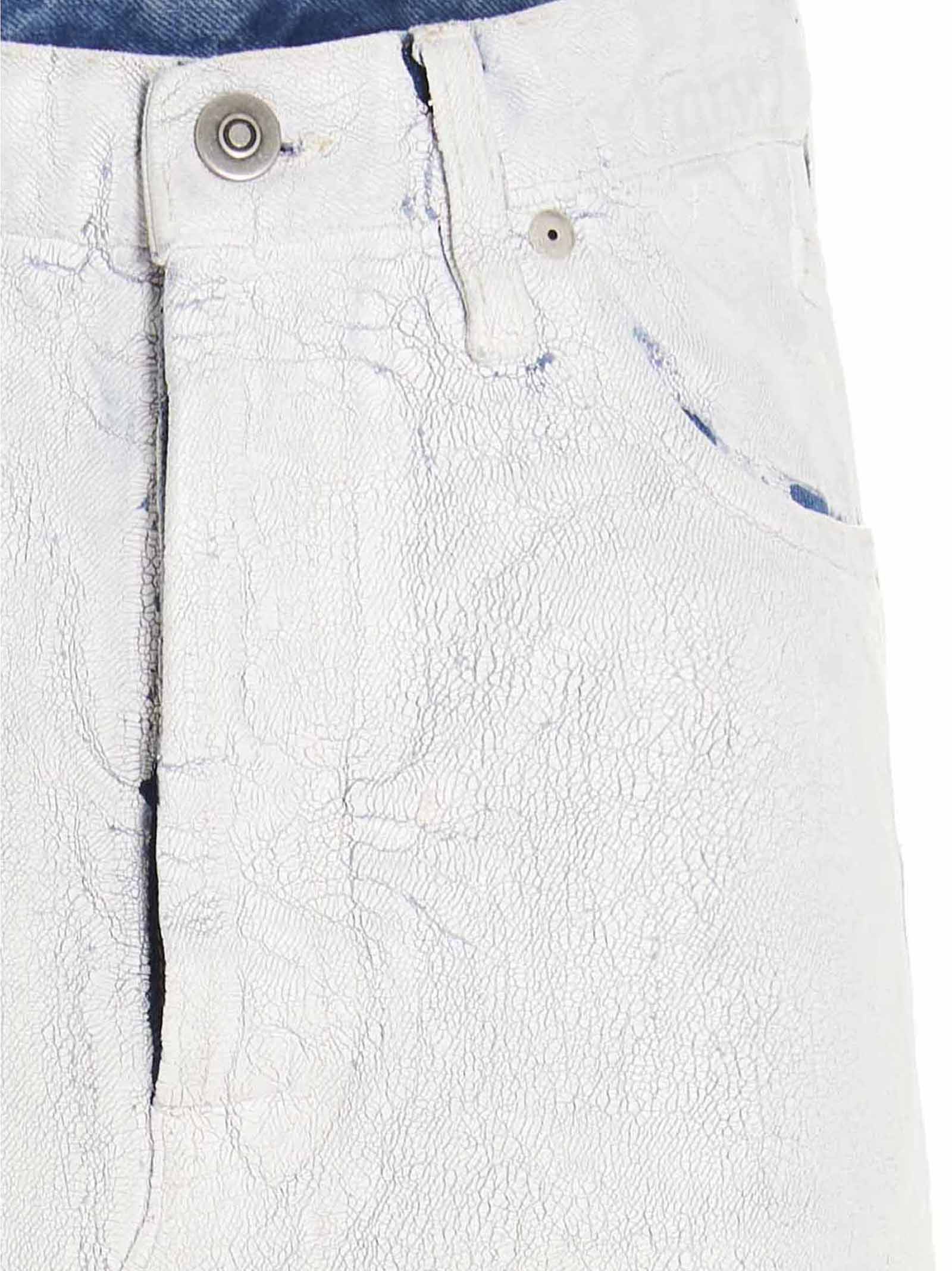 Maison Margiela White Cotton Mini Women's Skirt