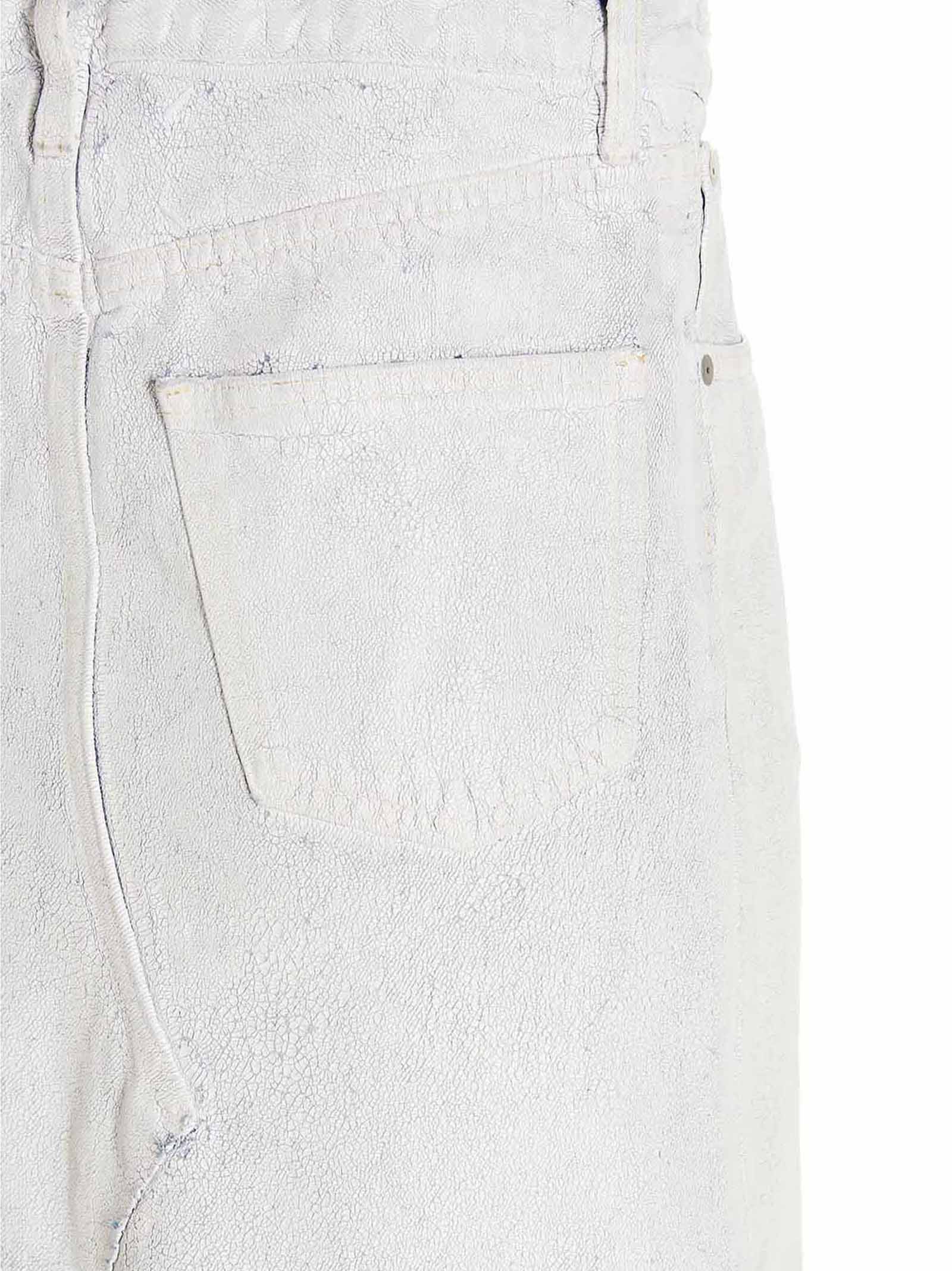 Maison Margiela White Cotton Mini Women's Skirt
