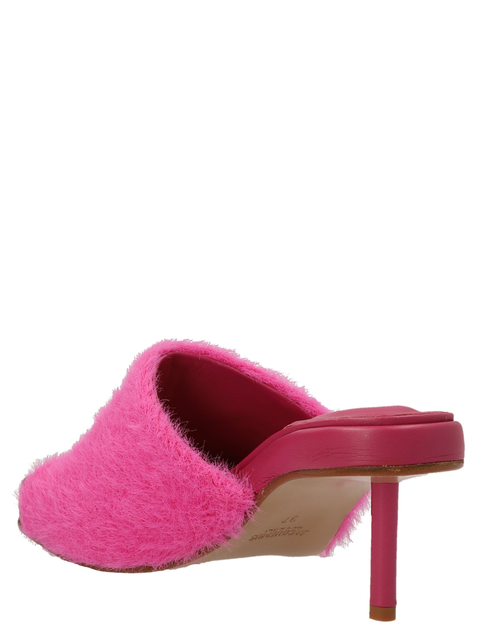 Jacquemus Fuchsia Polyamide Women's Mules