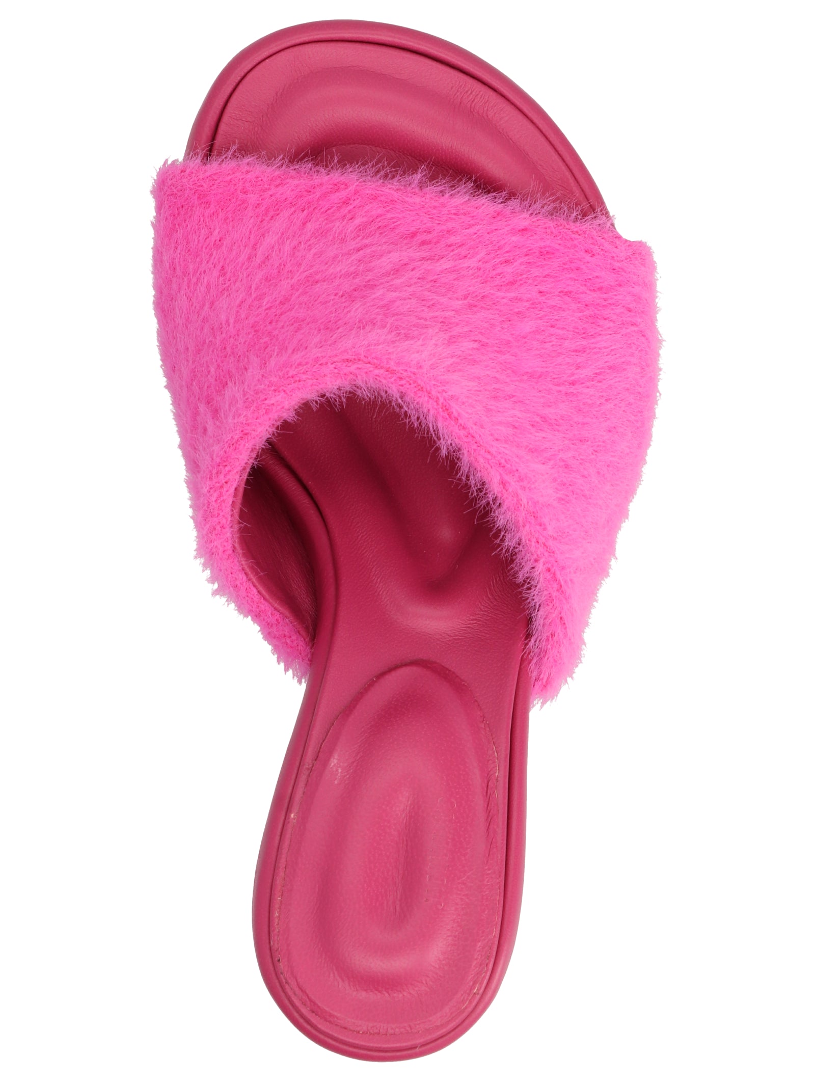 Jacquemus Fuchsia Polyamide Women's Mules