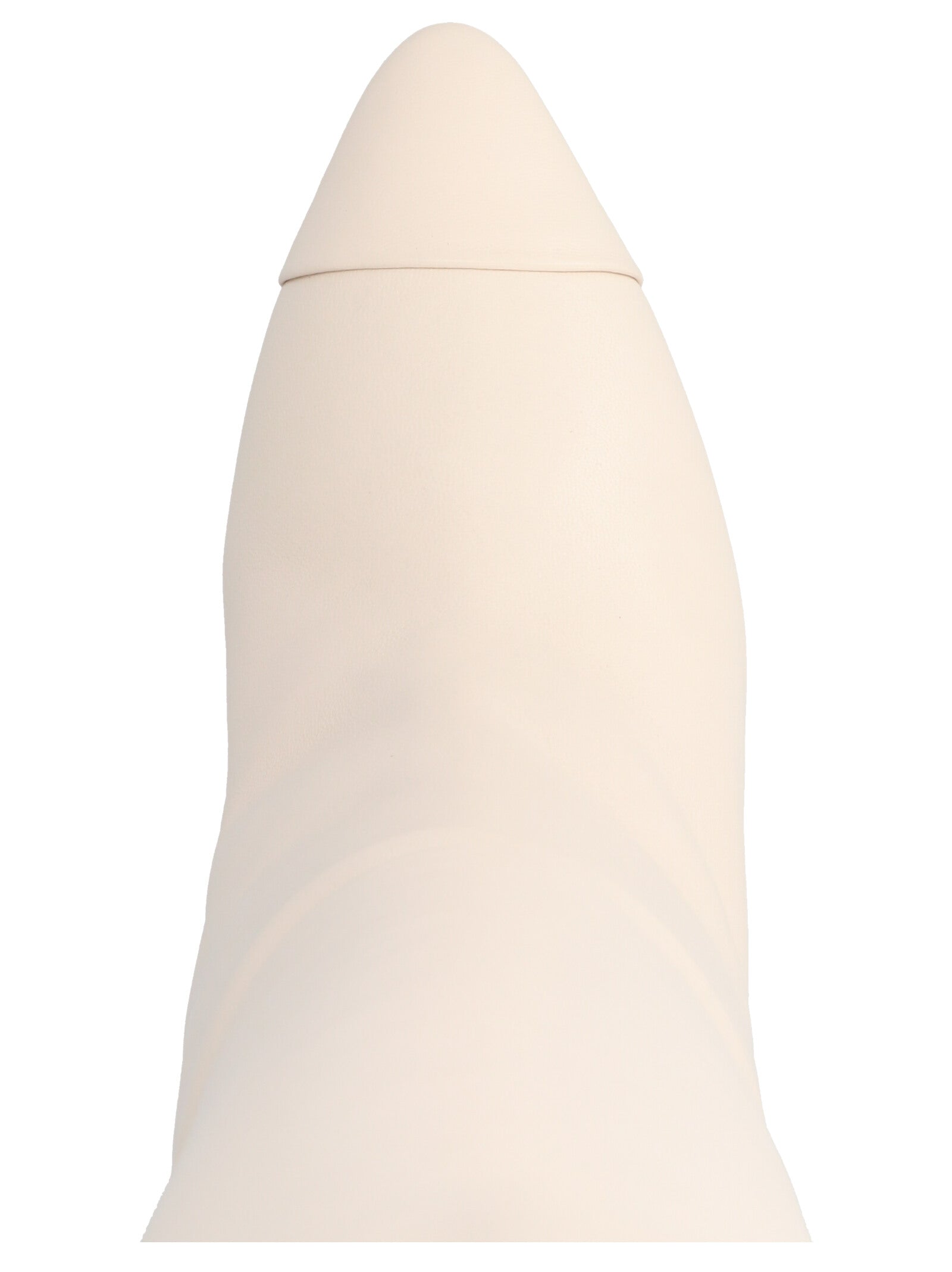ALEVÌ White Leather Over The Women's Knee