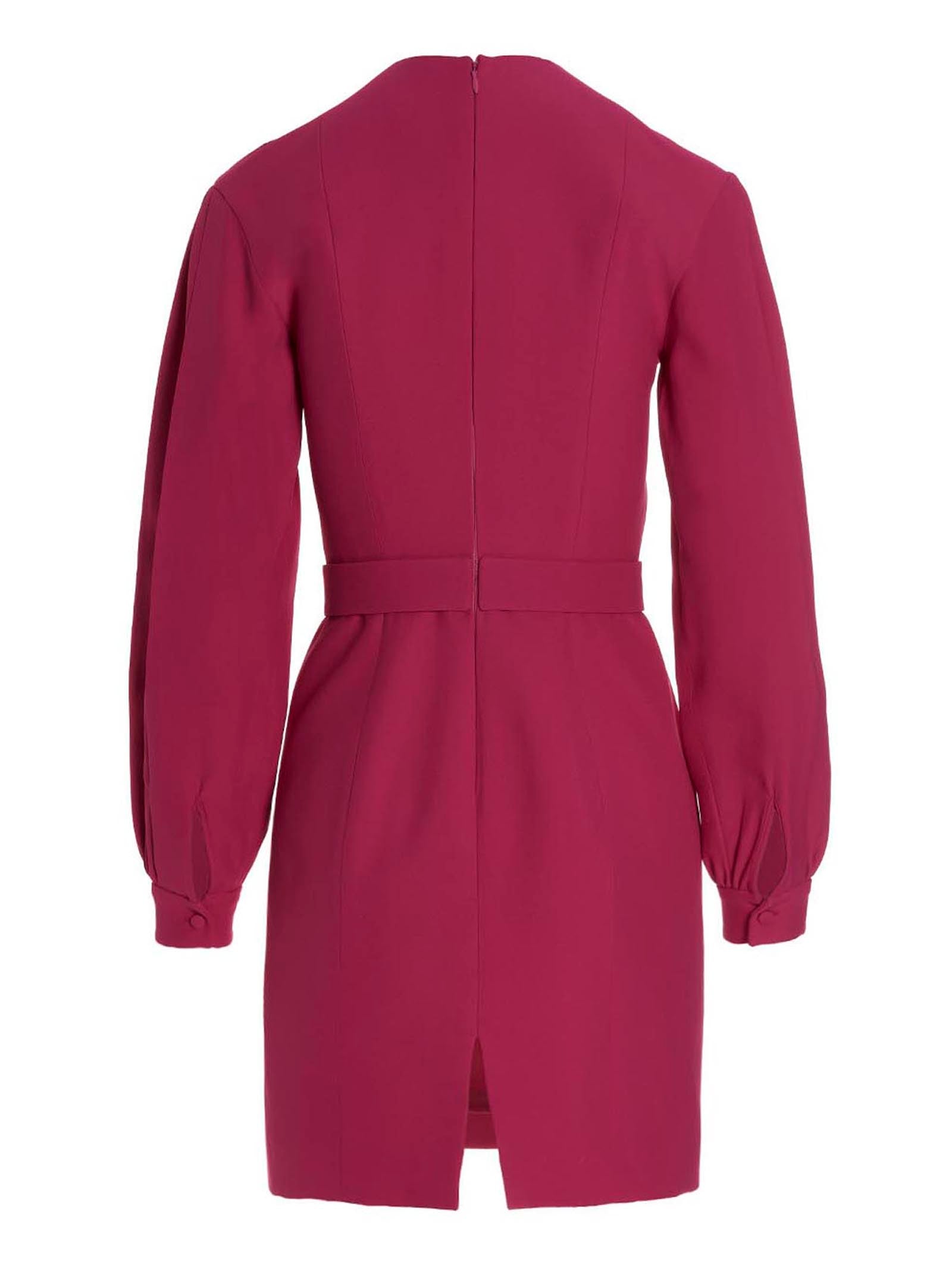 Giovanni Bedin Fuchsia Viscose Short Women's Dress
